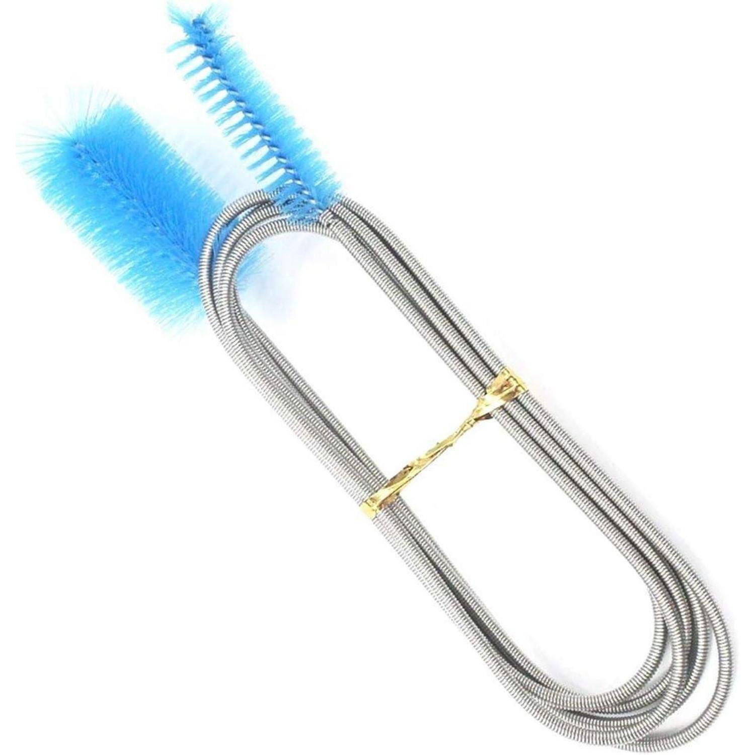 LuxusKollektion Fischentschupper Aquarium Reinigungsbürste 150cm Flexible Double Ended Schlauchfilter