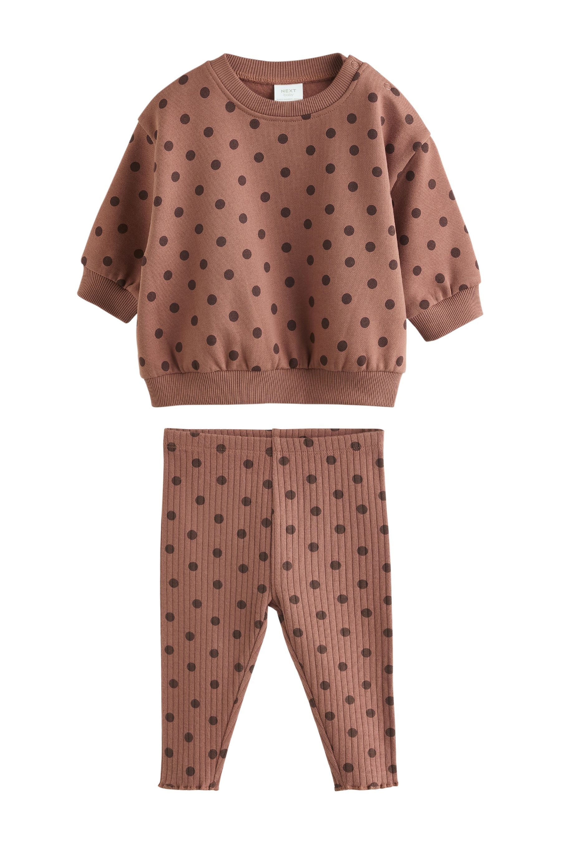 Next Top & Leggings 2-teiliges Baby-Set mit Sweatshirt und Leggings (2-tlg)