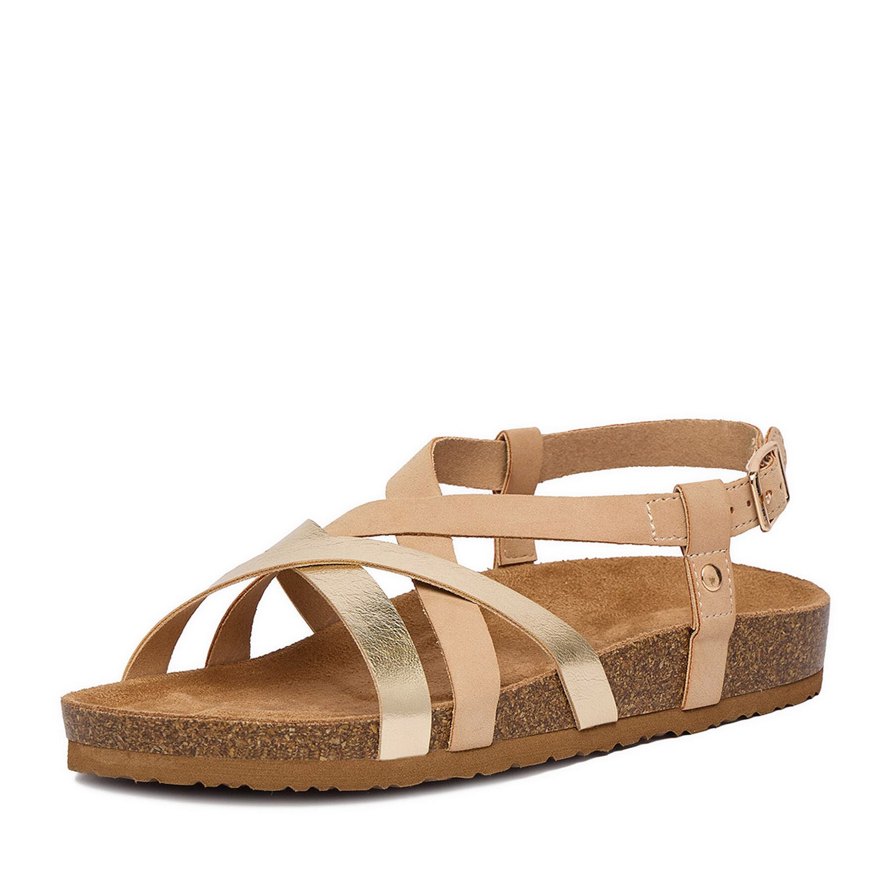 Jenny Jenny Damen-Sandalen Beige Sandale
