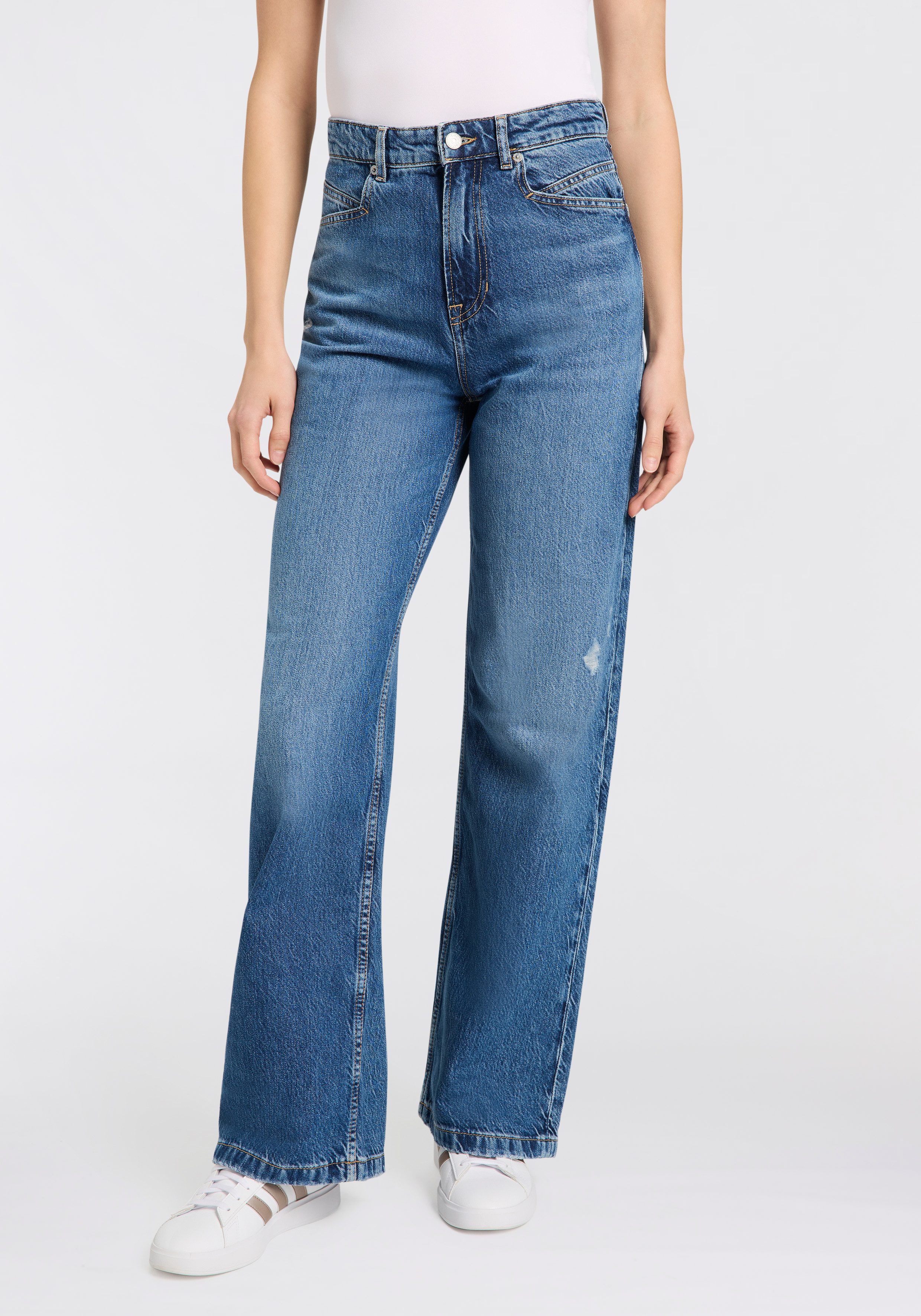 BOSS ORANGE Weite Jeans Marlene High günstig online kaufen