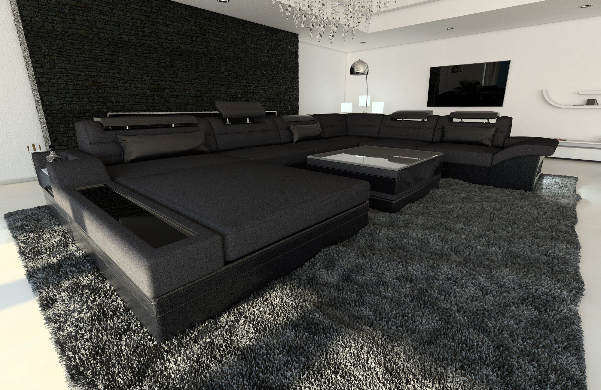 Sofa Dreams Wohnlandschaft Polster Stoff Sofa günstig online kaufen