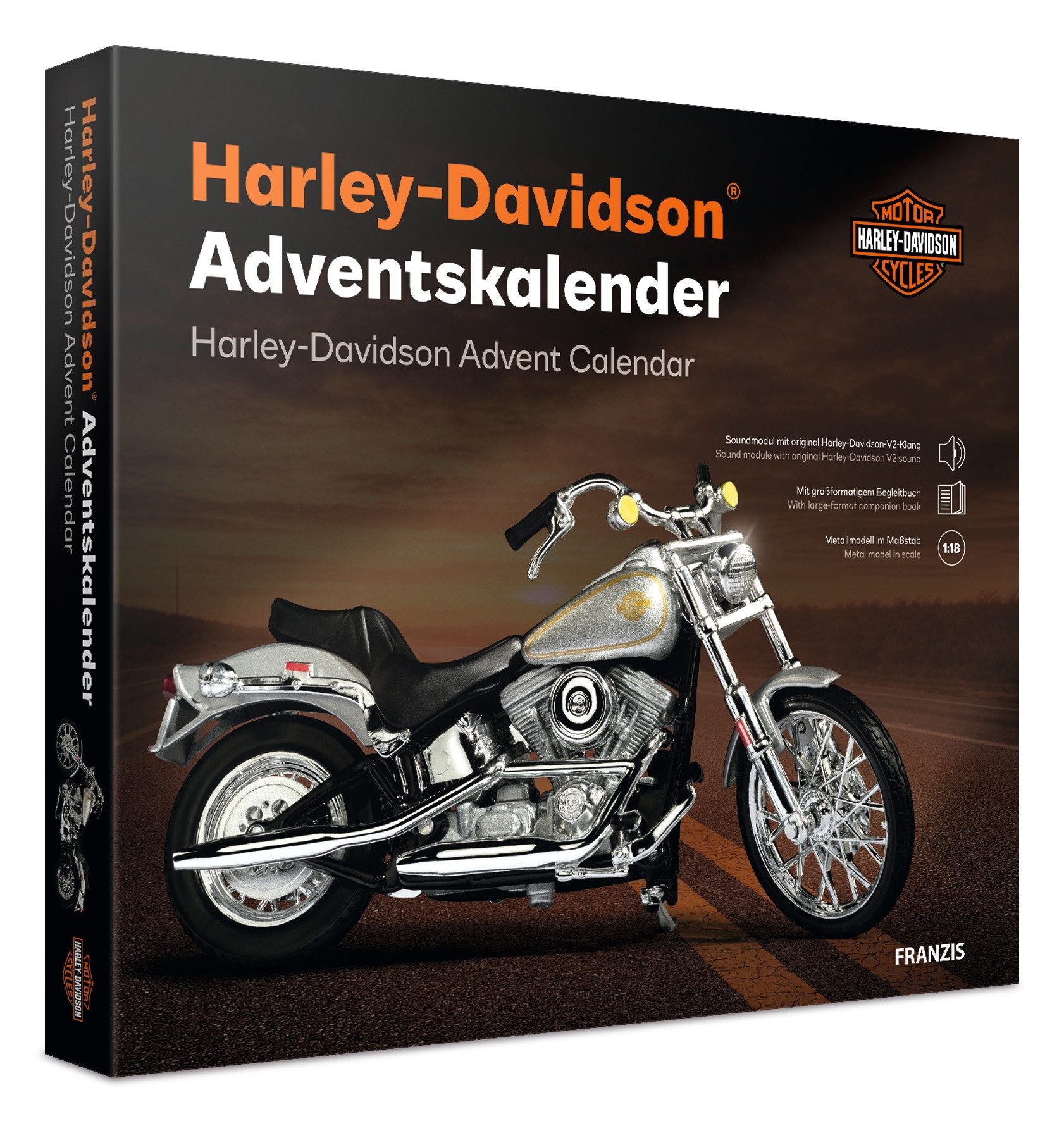 Franzis Adventskalender Harley-Davidson Adventskalender für Motoradfans