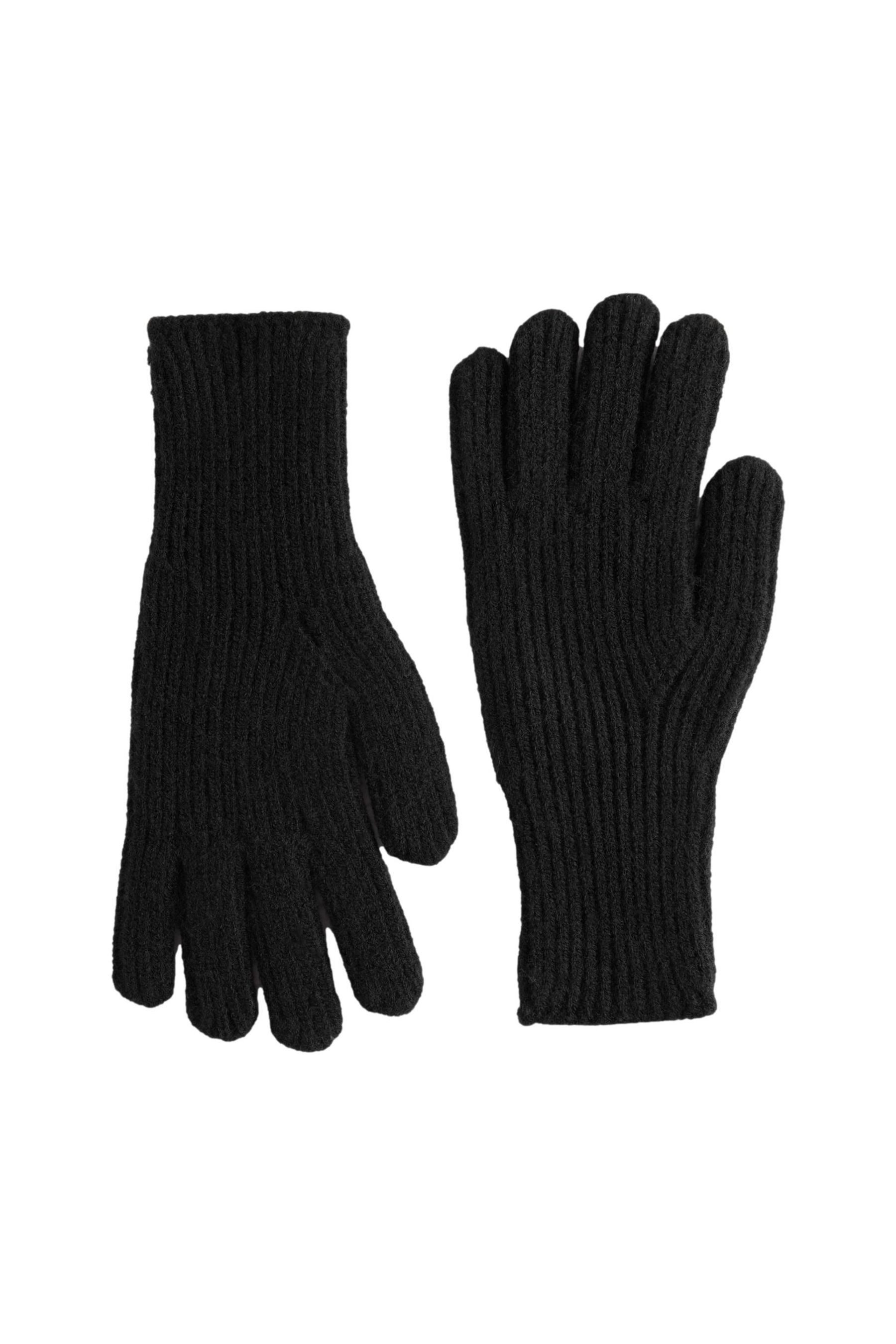 Strickhandschuhe Gerippte Strickhandschuhe