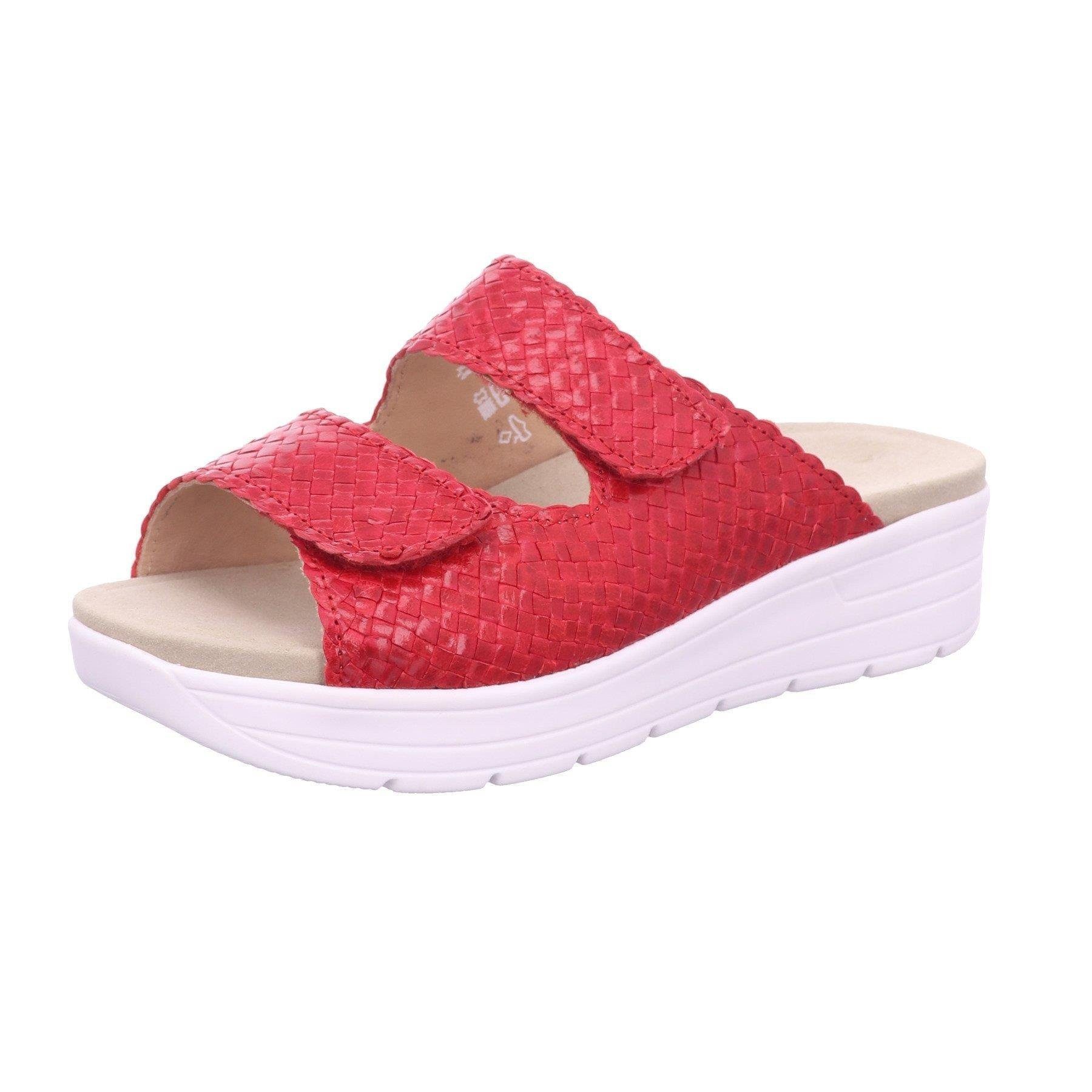 Solidus Erwachsene Solidus Greta Pantolette Leder Klettschuh