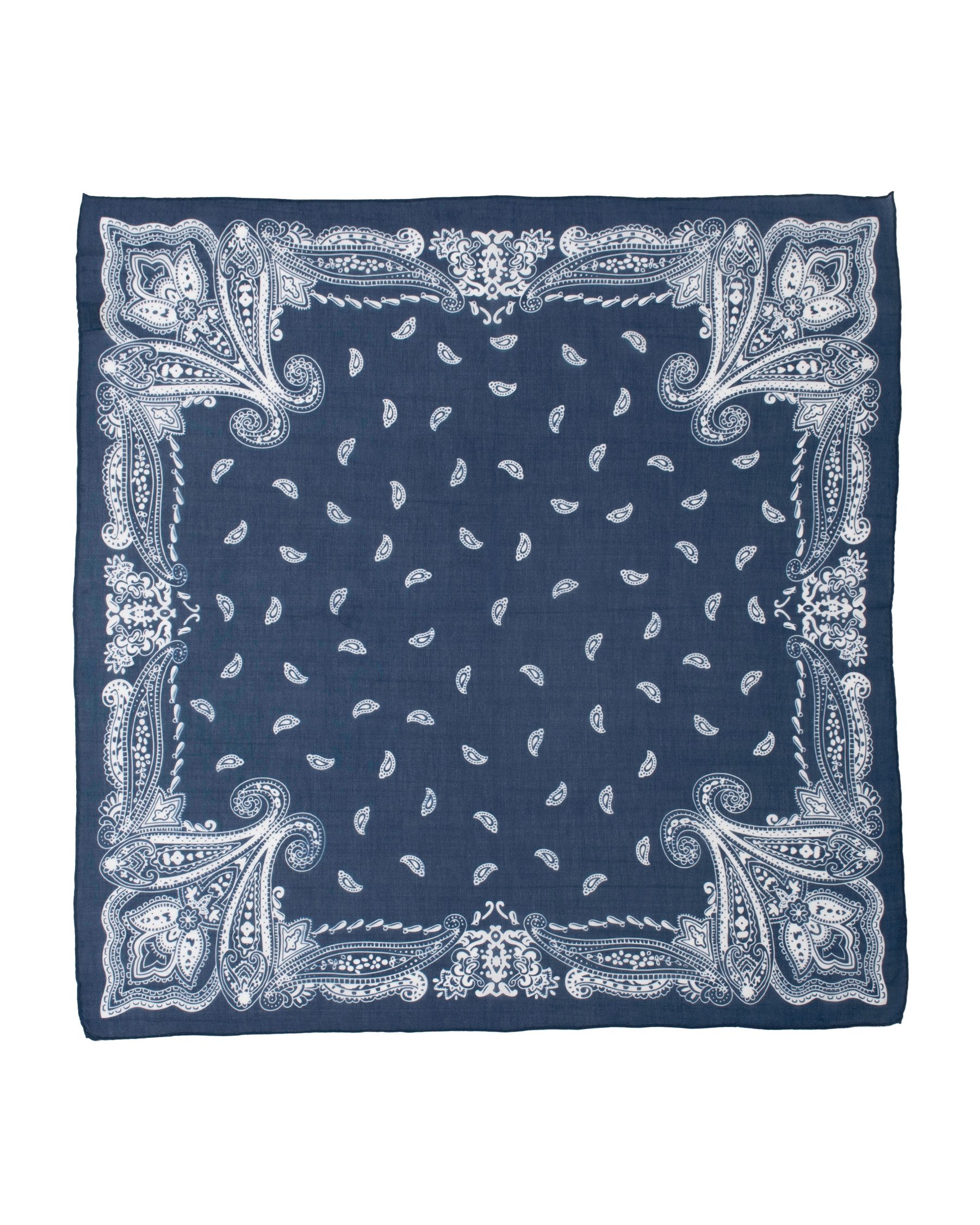 MayTree Seidentuch Bandana Baumwolle und Seide quadratisch 65x65cm, dunkelb günstig online kaufen
