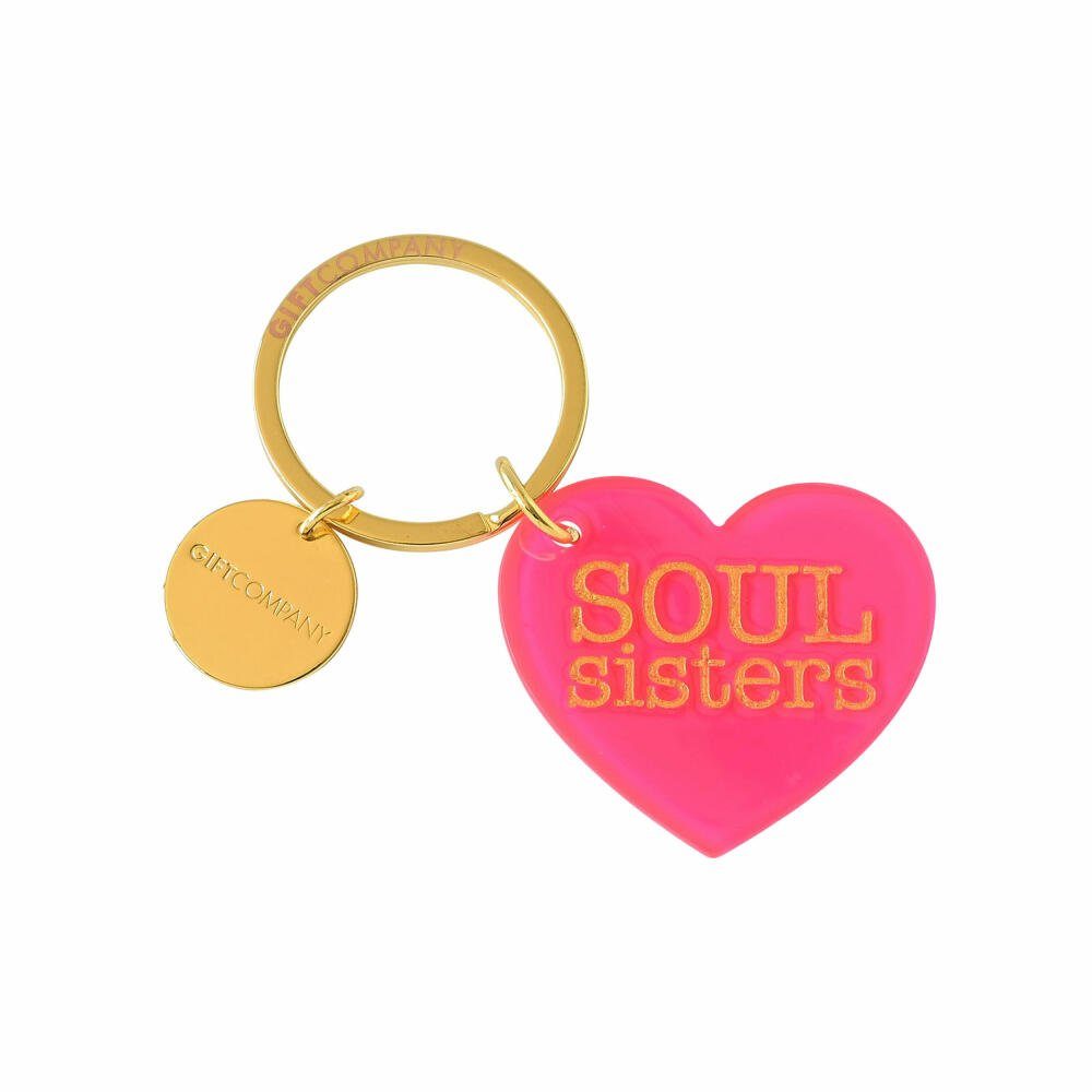 Giftcompany Schlüsselanhänger Herz Soul Sister - Key Club günstig online kaufen
