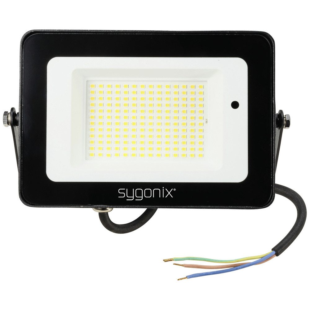 Sygonix LED Flutlichtstrahler Sygonix SY-5995284 LED-Außenstrahler mit Bewegungsmelder EEK: C (A -
