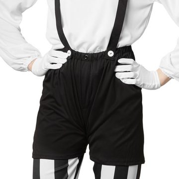 dressforfun Clown-Kostüm Frauenkostüm Clown schwarz-weiß