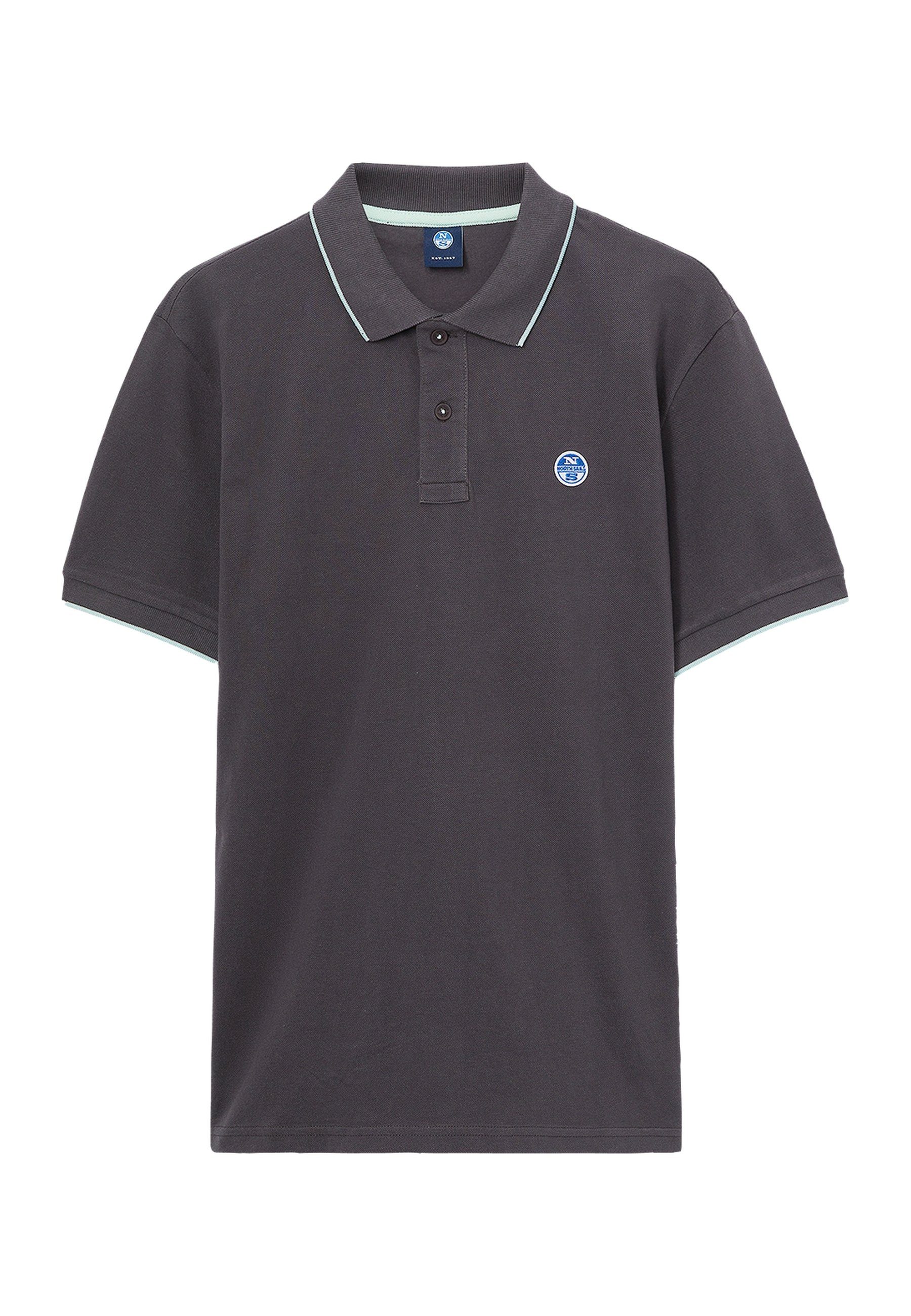 Sails Poloshirt Poloshirt North ASPHALT Bedrucktes