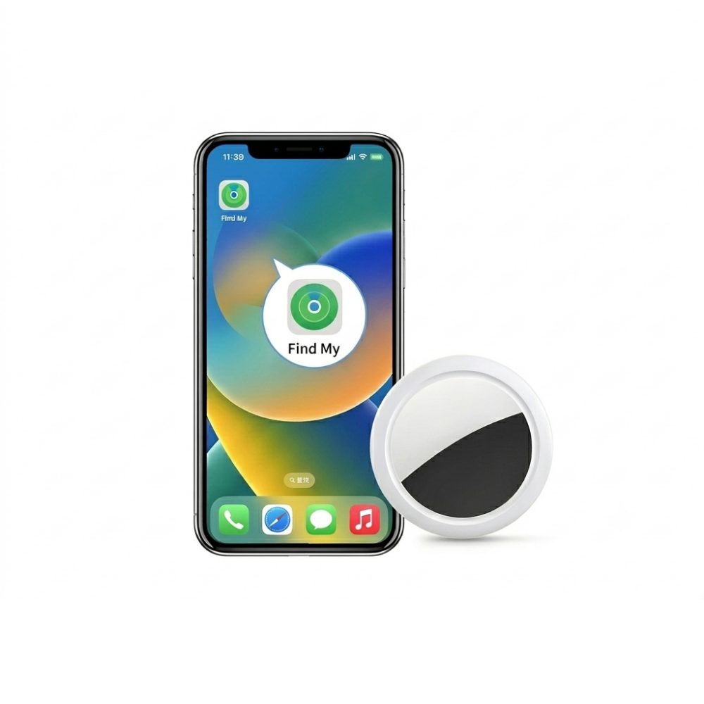 Athlix Anti-Verlust-Tracker Intelligenter Tracker mit Soundortung 4er-Set GPS-Tracker (Nachrichtenerinnerung bei Verbindungsverlust und Ortungsalarm)