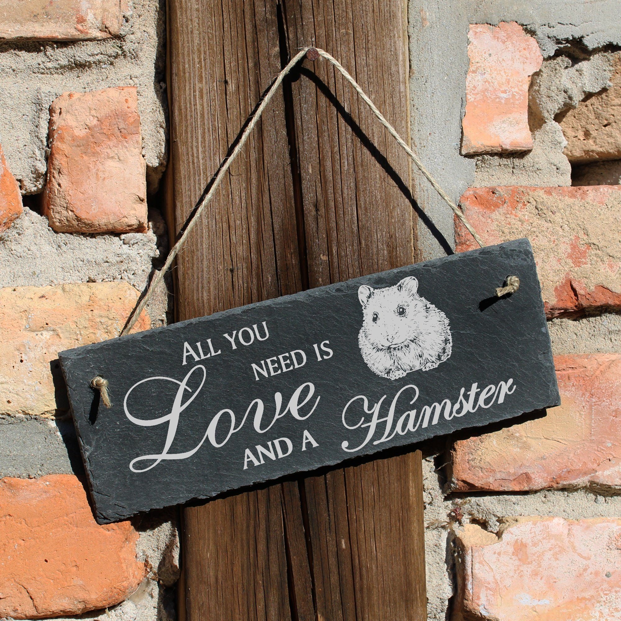 is you need 22x8cm and All a Hängedekoration Love Hamster Hamster Dekolando