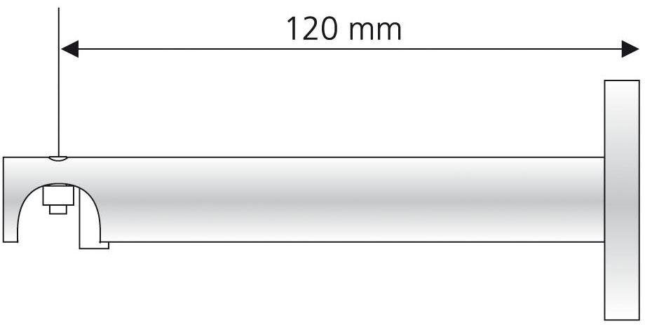 Liedeco Träger, Gardinenstangen, (1-St), bis 12 günstig online kaufen