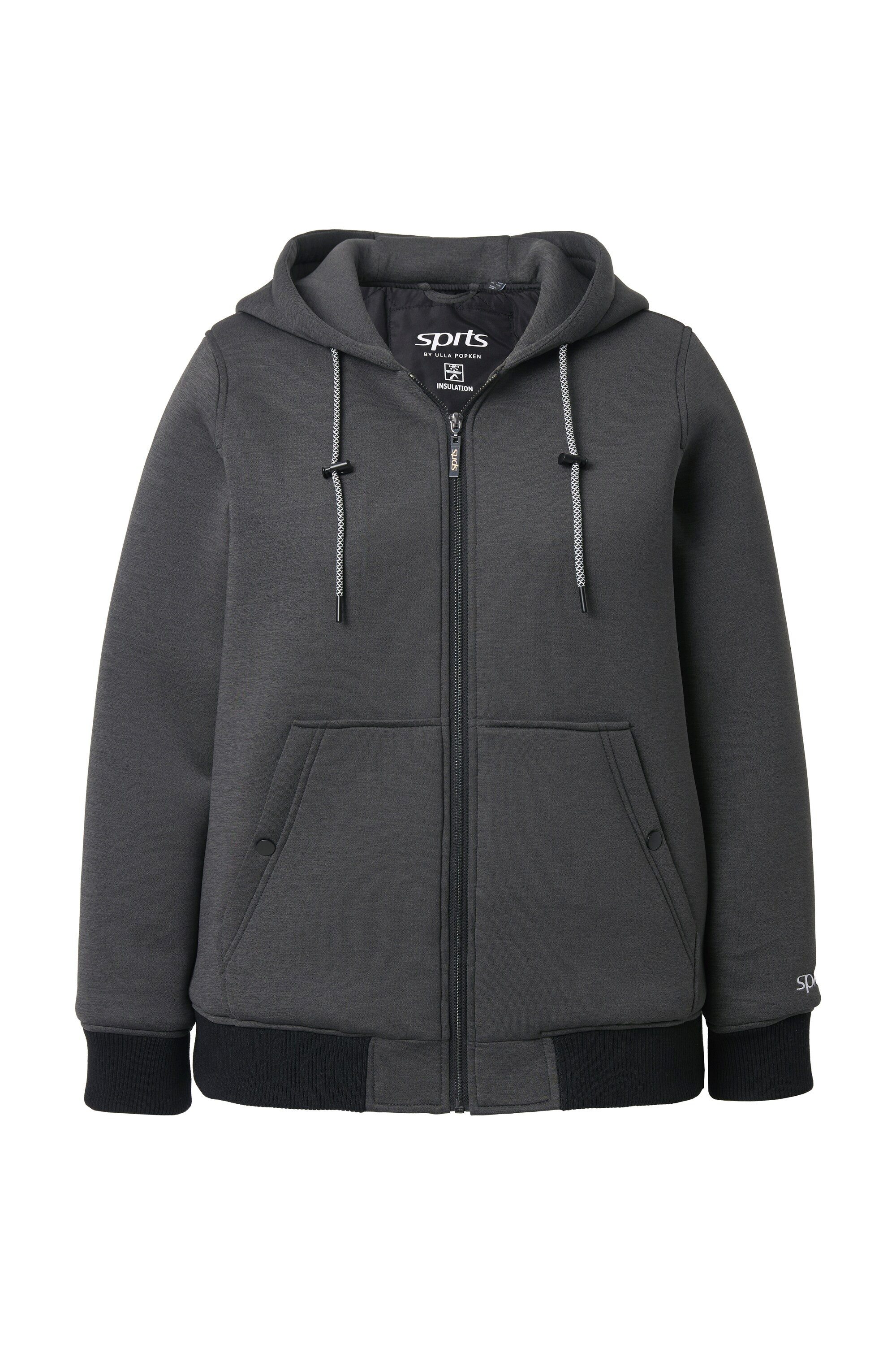 Ulla Popken Softshelljacke Softshelljacke wasserabweisend Steppfutter Kapuz günstig online kaufen