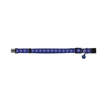 TRIXIE Katzen-Halsband Katzenhalsband, elastisch, Nylon Motiv Pfote