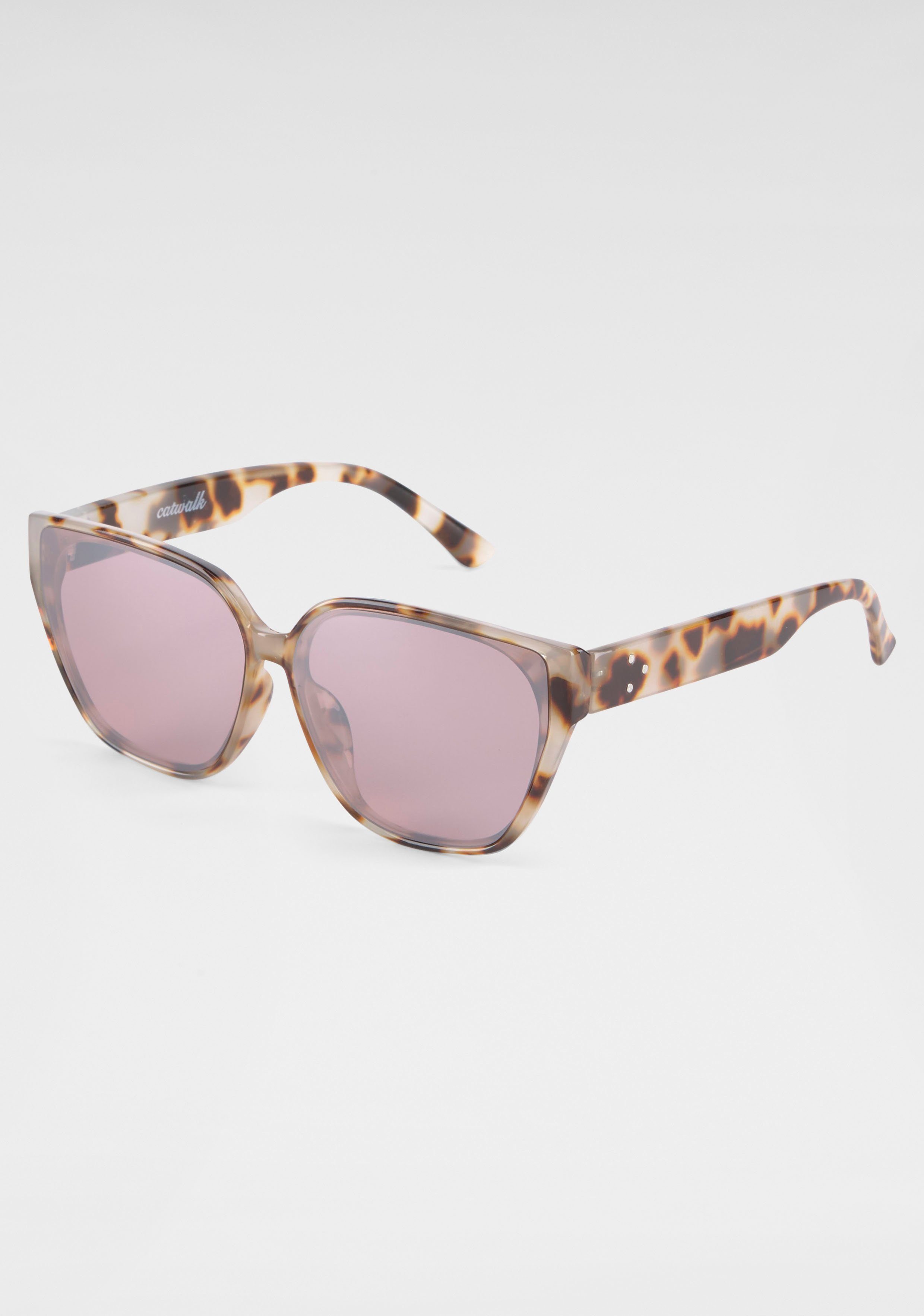 catwalk braun-natur Leo-Optik Sonnenbrille Eyewear