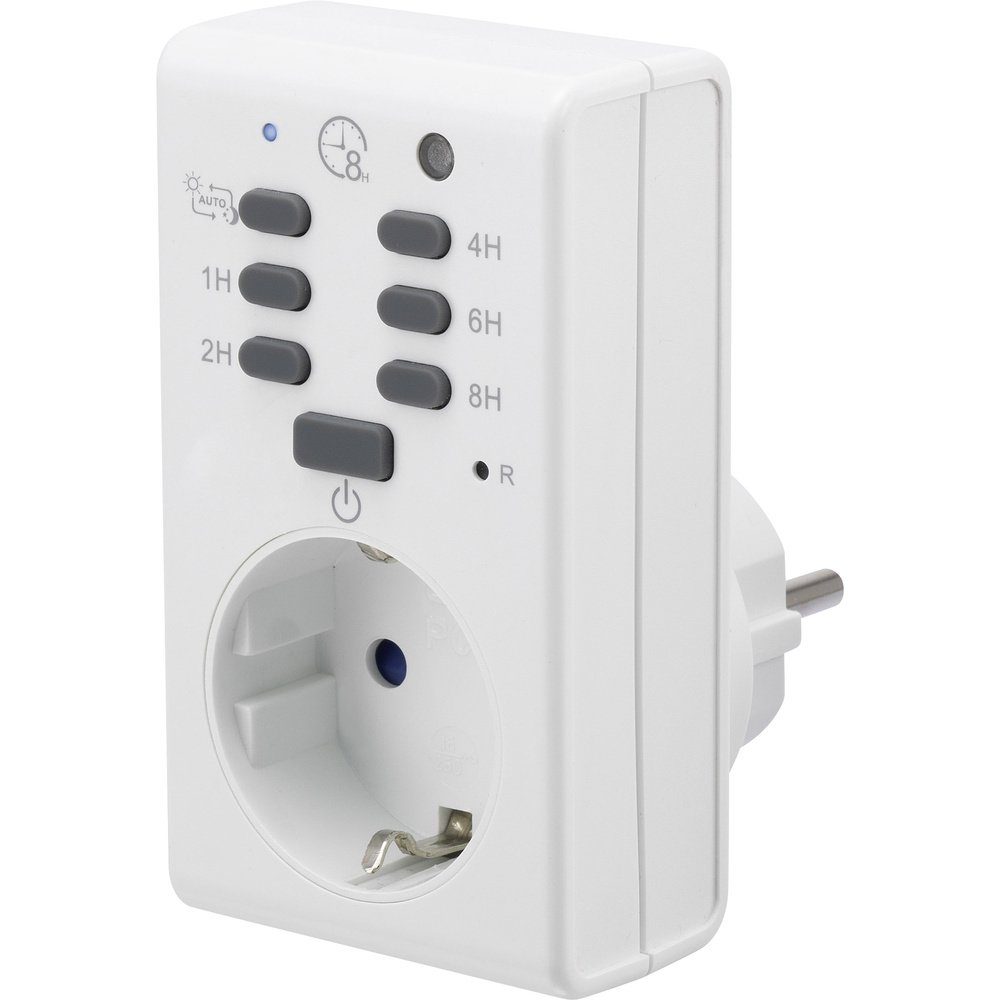Zeitschaltuhr Renkforce 1289333 Steckdosen-Timer analog Tagesprogramm 1800 W IP20