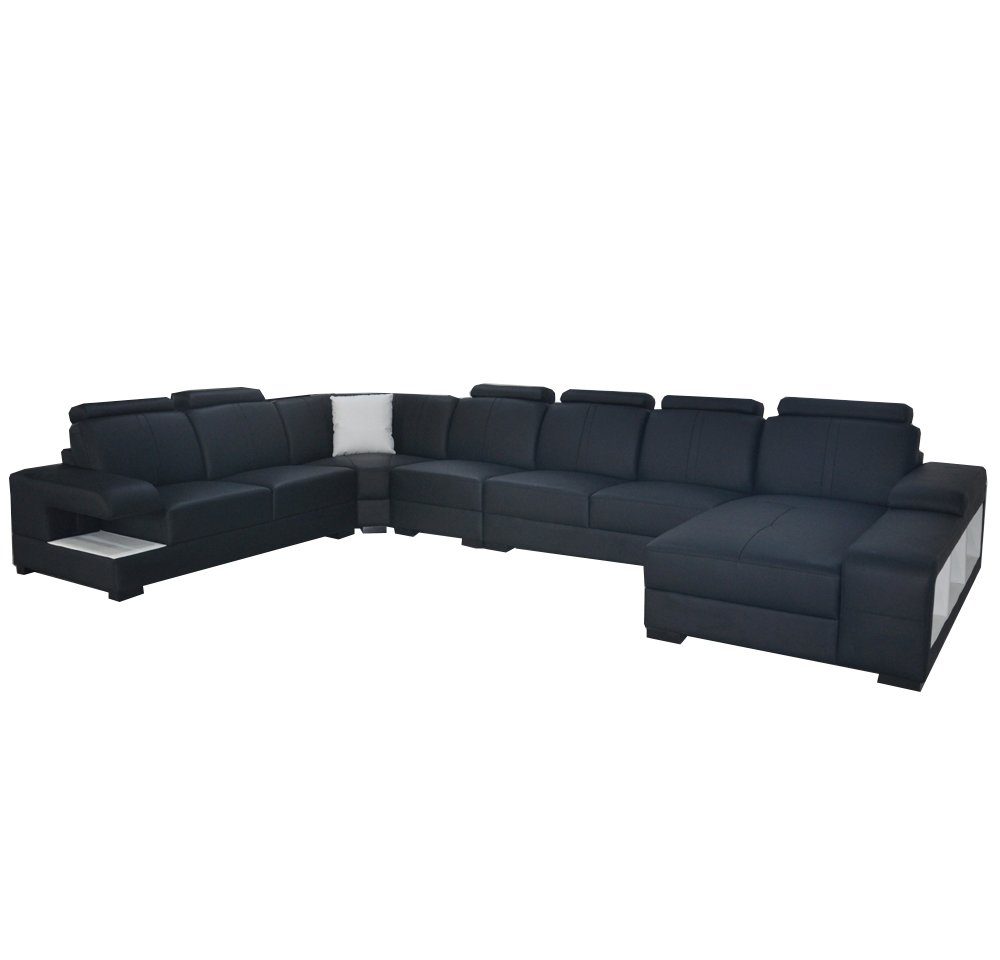 Couch Eck Leder Design Sofa Modern Polster Form JVmoebel Wohnlandschaft Sitz U Ecksofa,