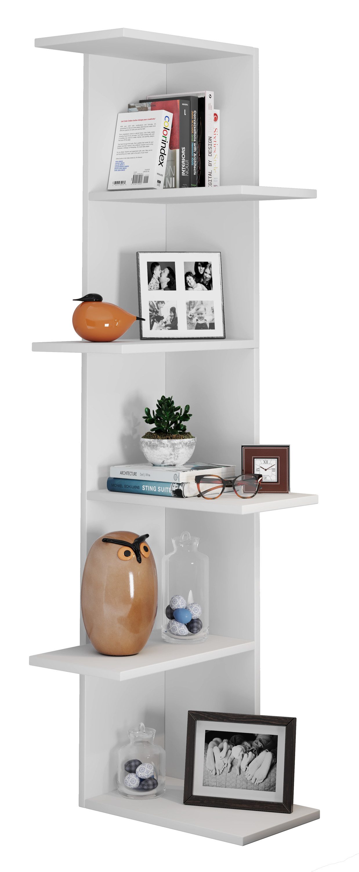 VCM Wandregal Holz Wandregal Hängeregal Eckregal Regal Balos XL günstig online kaufen