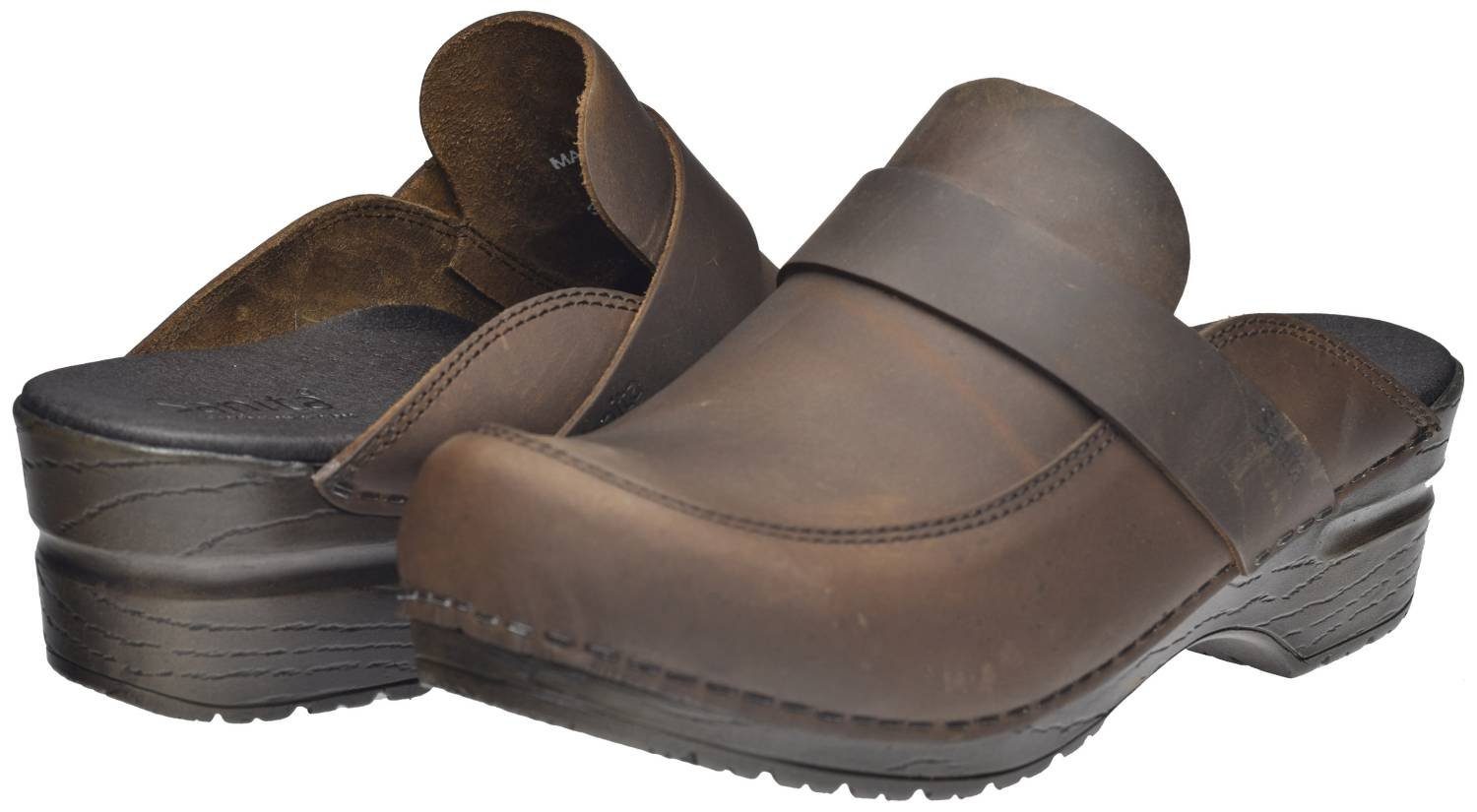 Sanita Sanita Original Knaus Antique brown Clog