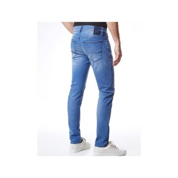 Pierre Cardin Stoffhose blau regular (1-tlg)