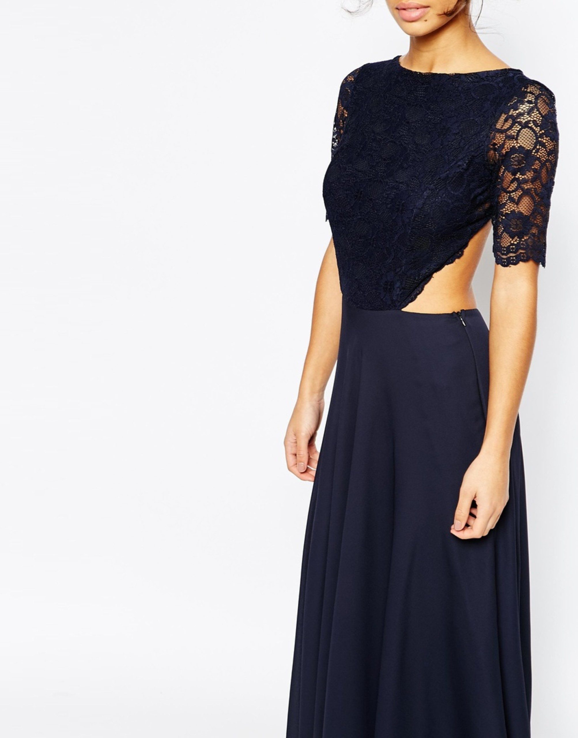 Sarcia.eu Maxikleid John Zack Elegantes navyblaues Maxikleid M günstig online kaufen