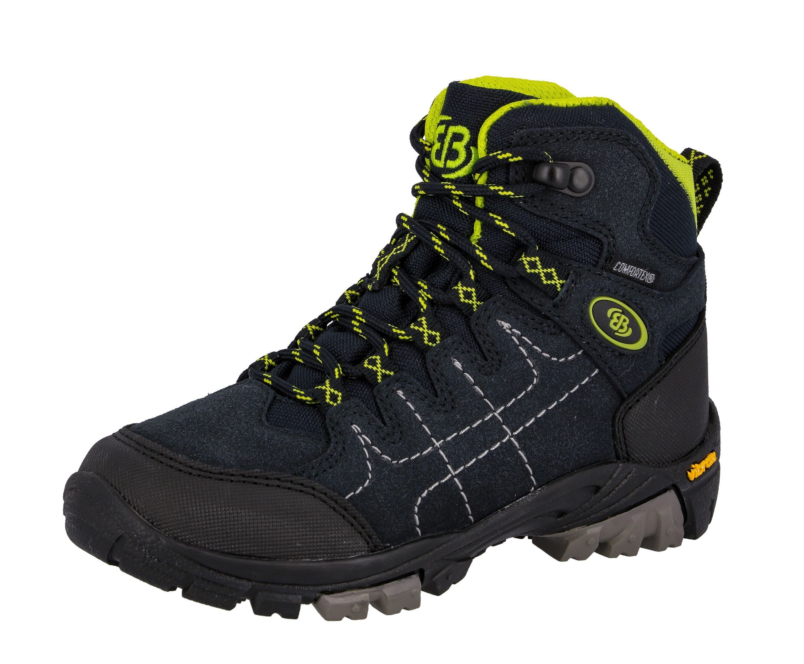 Wanderschuh Mount marine-lemon Kids BRÜTTING Outdoorstiefel Hi Shasta