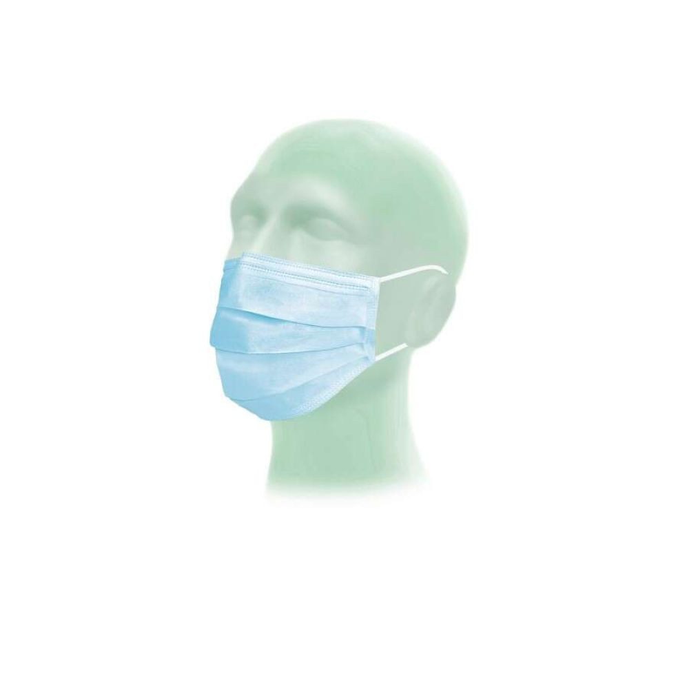 siegmund care Medizinischer Mund-Nasen-Schutz 50x Medizinischer Mund- und Nasenschutz, 50-St., MHD: 31.07.2029, Filterleistung BFE 99,96 %