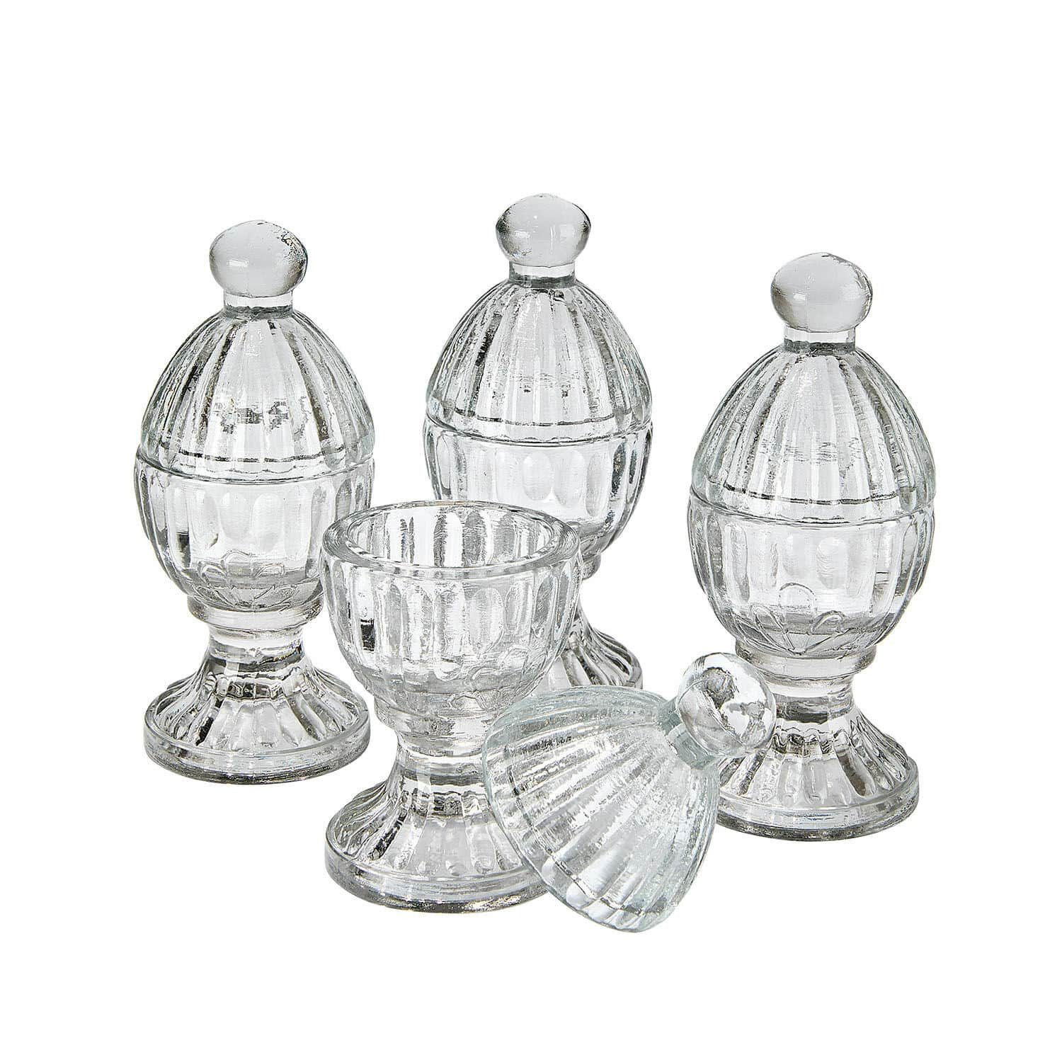 Mirabeau Geschirr-Set Eierbecher 4er Set Uvirel klar, Glas