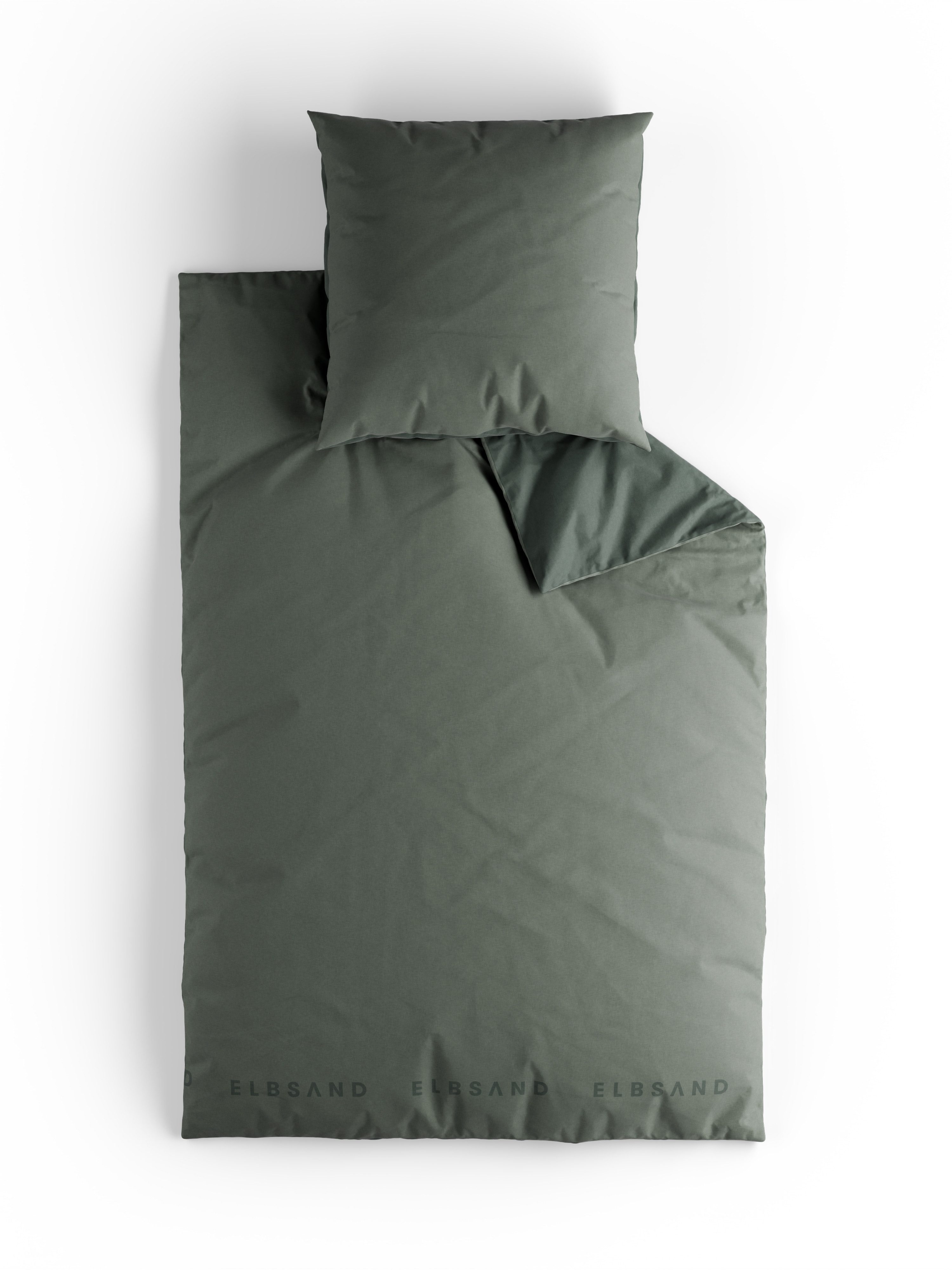Elbsand Home Bettwäsche, 100% Baumwolle, Satin, 2 teilig