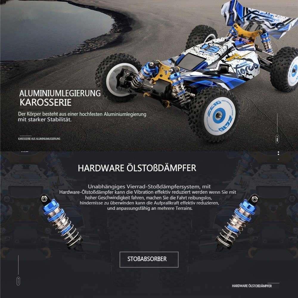 Insma RC-Auto, 1:12 RC Auto Metallchassis Modelle Aluminiumlegierung 60km/h