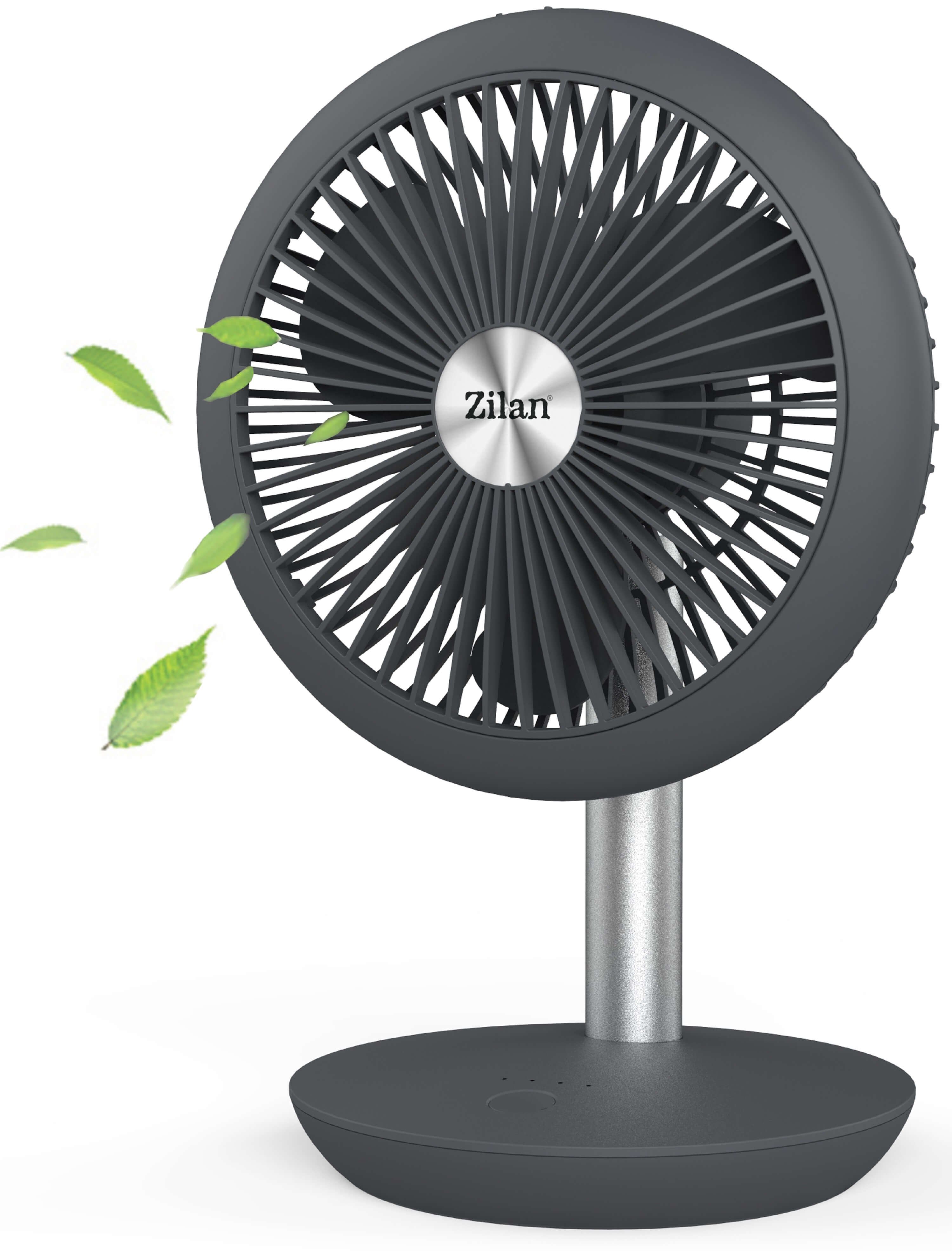 Zilan Tischventilator ZLN-4000, 4 Geschwindigkeitsstufen,4000 mAh günstig online kaufen