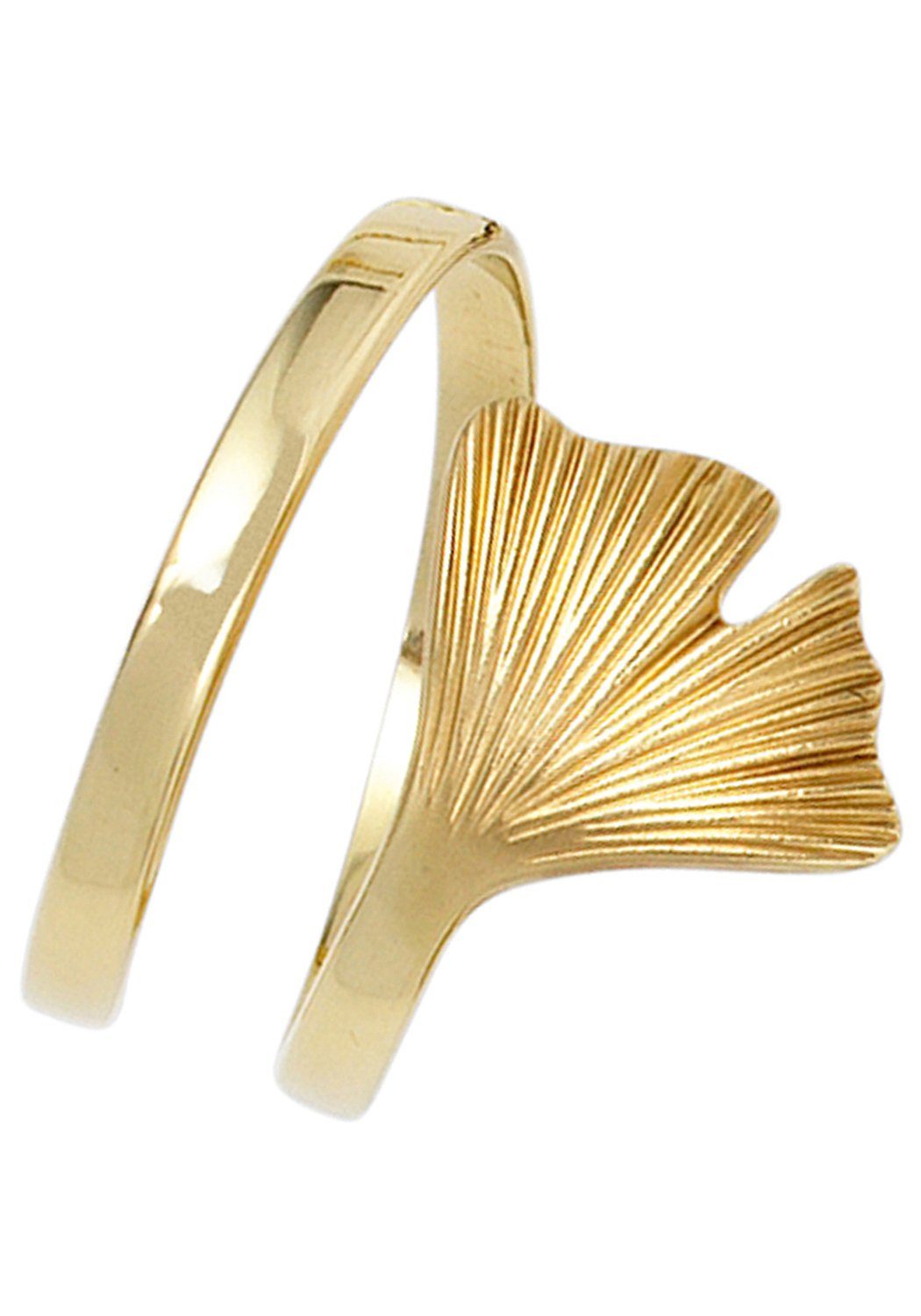 JOBO Goldring Ginko, breit 375 Gold