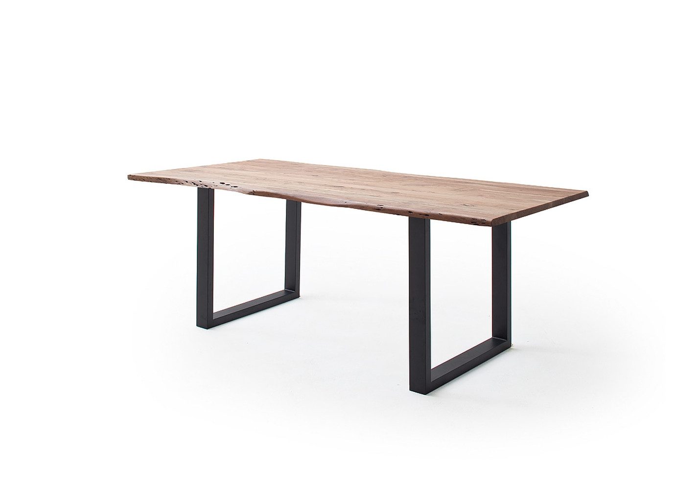 freiraum Baumkantentisch Calabria, in Akazie natur / anthrazit - 160x76,5x90 (BxHxT)