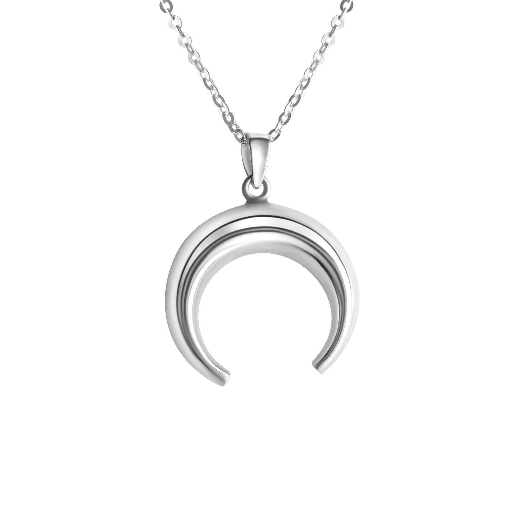 Vivance Kette mit Anhänger 925-Sterling Silber weiss