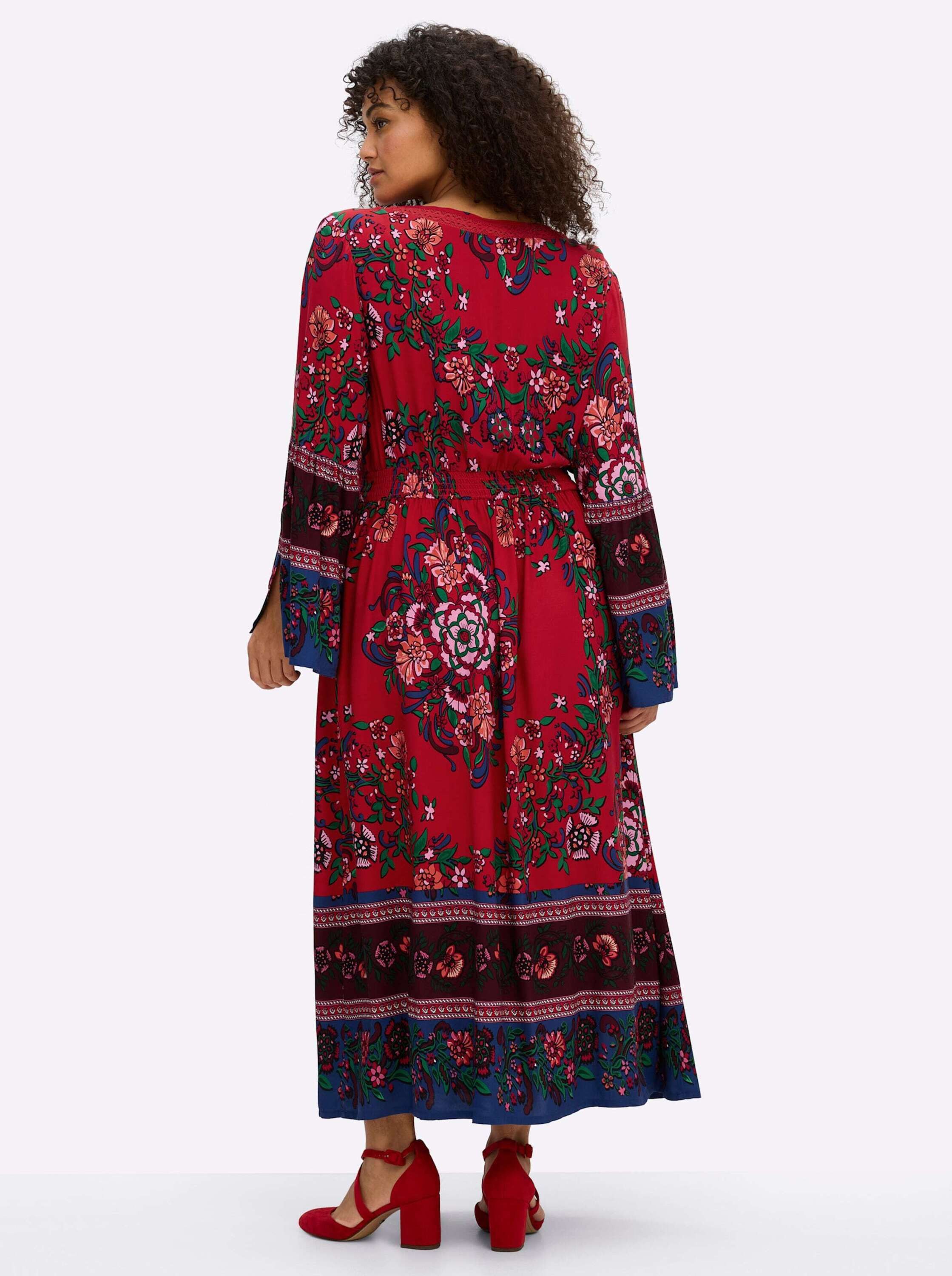 sheego by Joe Browns Etuikleid Kleid Langarm günstig online kaufen