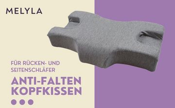 Kopfkissen Melyla Anti-Falten Kopfkissen für Seiten- und Rückenschläfer, Melyla, Rückenschläfer, Seitenschläfer, Anti-Falten Effekt