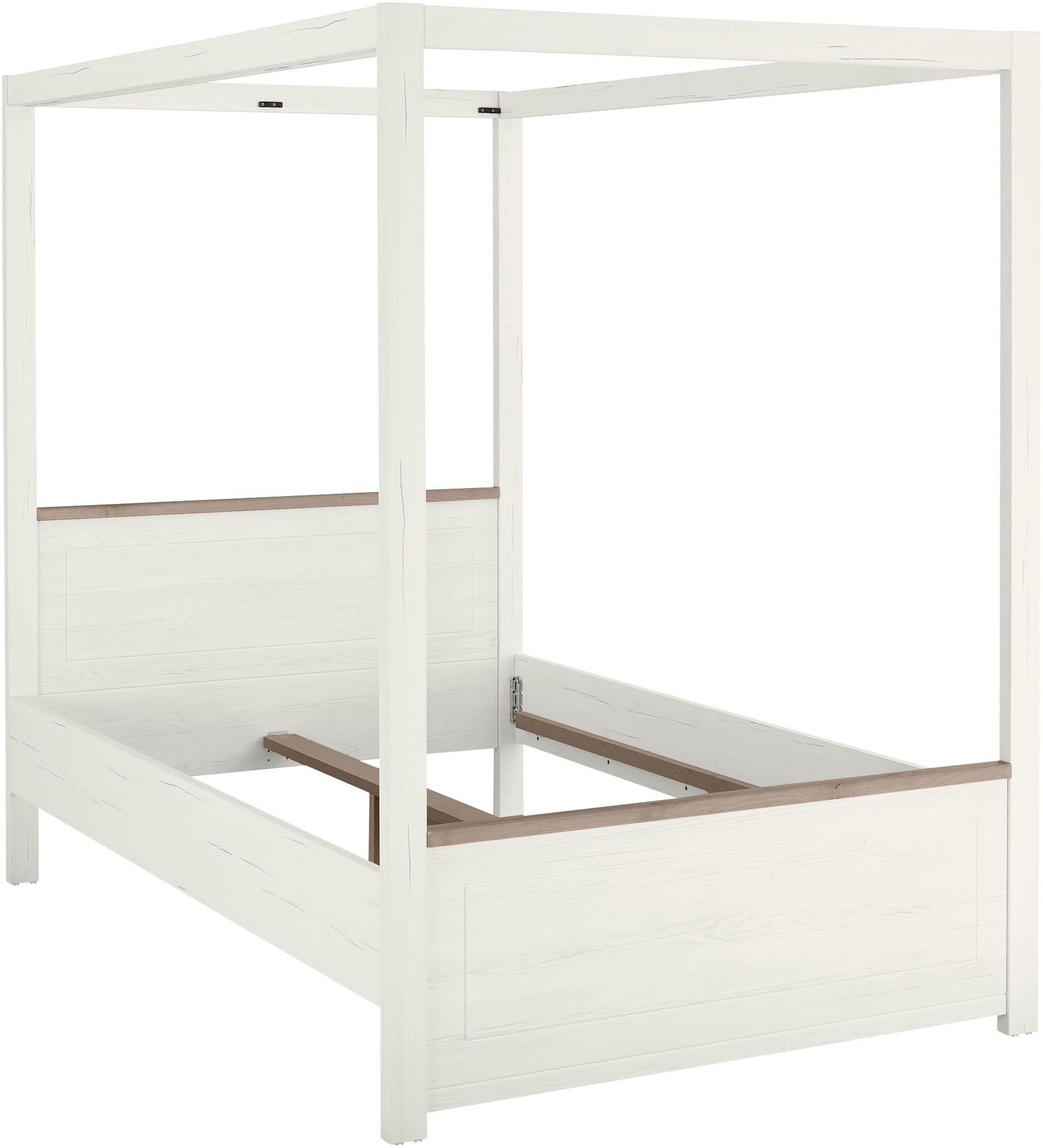 set one by Musterring Himmelbett York Schlafen (1-tlg), Liegefläche 140 x 200 cm, drei Farbausführungen, Landhausstil