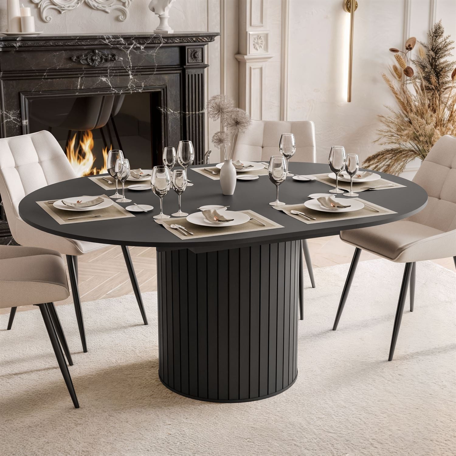 yourhouse24 Esstisch ELODIE Ausziehbar 120–160 cm günstig online kaufen