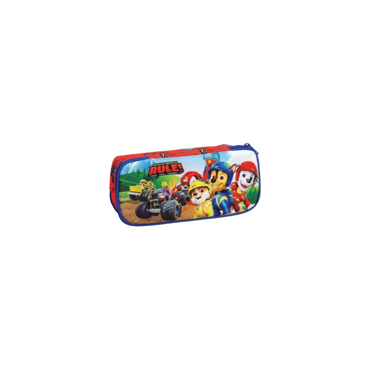 PAW PATROL Federmäppchen Paw Patrol Rescue Rule Federmäppchen 2 Fächer Etui 26 cm
