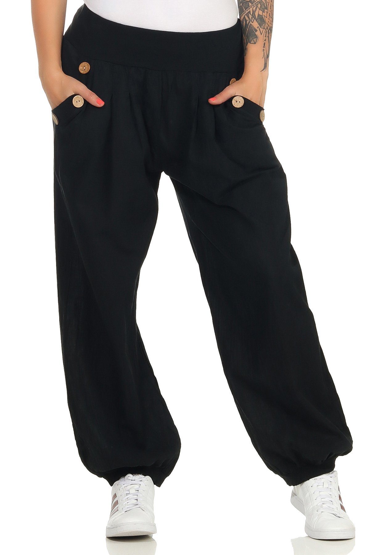 CLEO STYLE Pumphose Damen Sommerhose 401 günstig online kaufen
