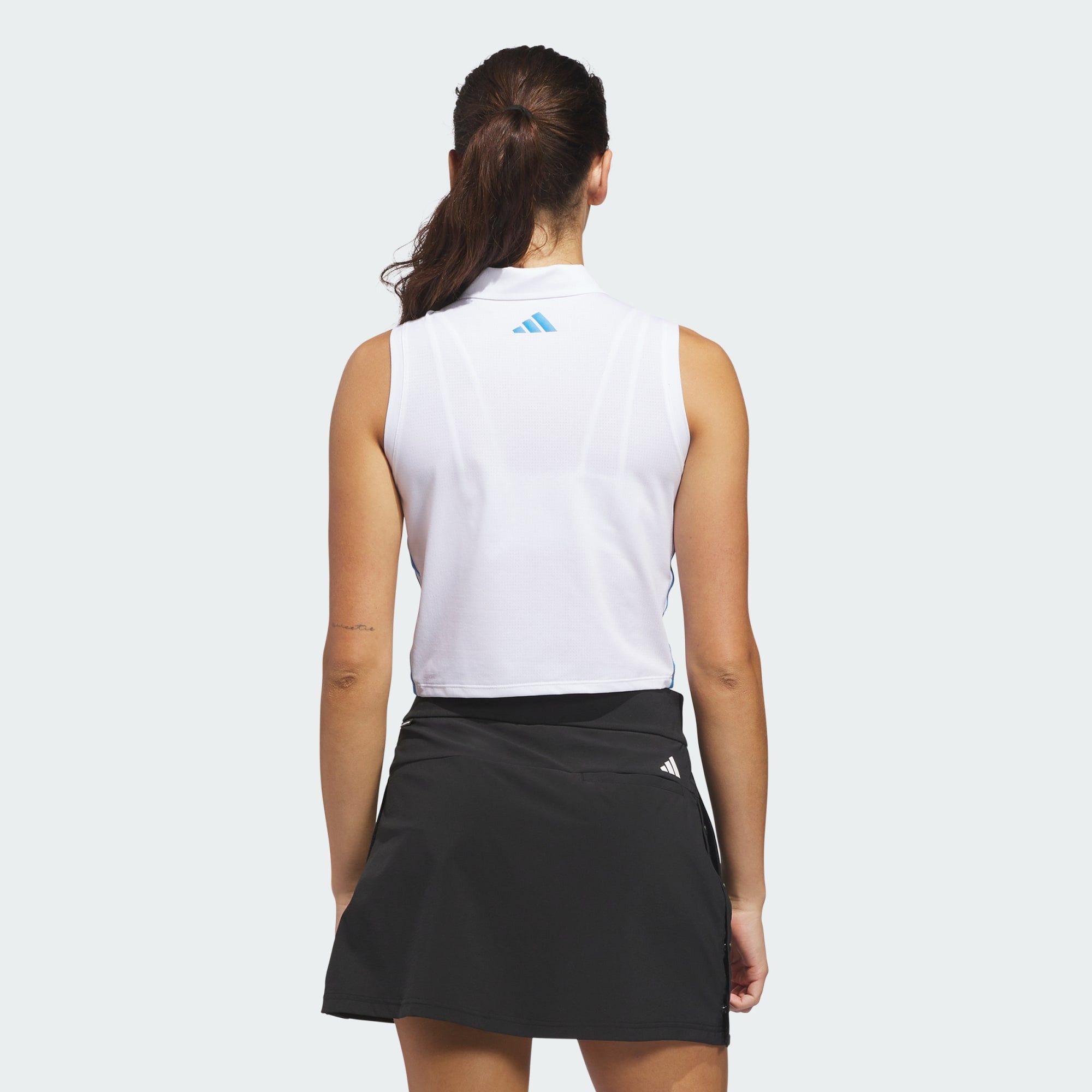 adidas Performance Poloshirt BEYOND THE COURSE CROP TWISTKNIT POLOSHIRT (1-tlg)