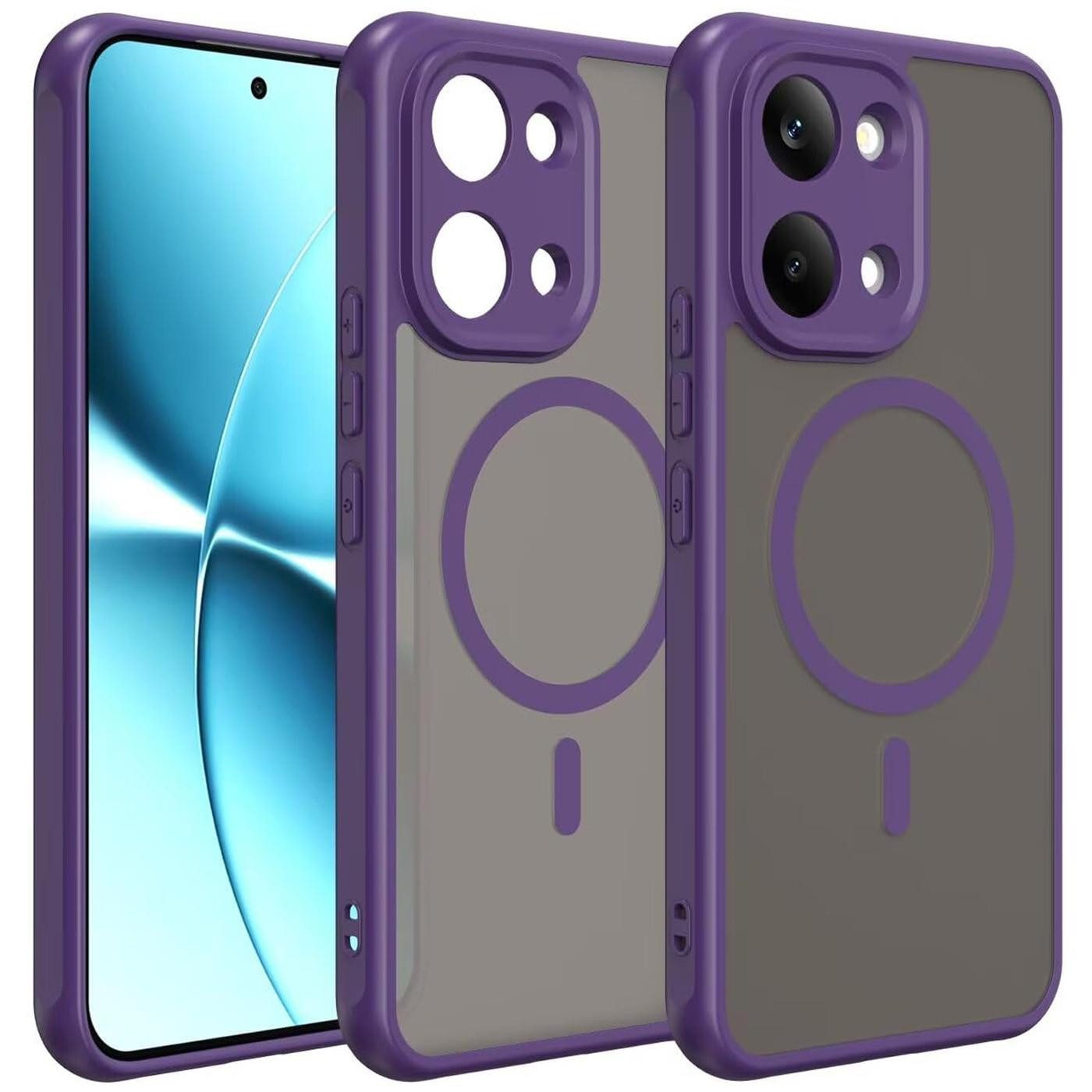 CoolGadget Handyhülle Magnet-Hülle für Xiaomi Poco X8 Pro Max Schutzhülle magnetisch 6,83 Zoll, Hülle Matt Stoßfest kompatibel mit QI-Laden Zubehör Kameraschutz Case