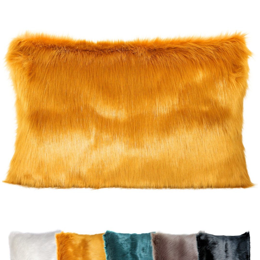 REALLaxx Dekokissen Kenia, 40 x 60 cm, Kissenbezug mit Füllung, Kunstfell, günstig online kaufen