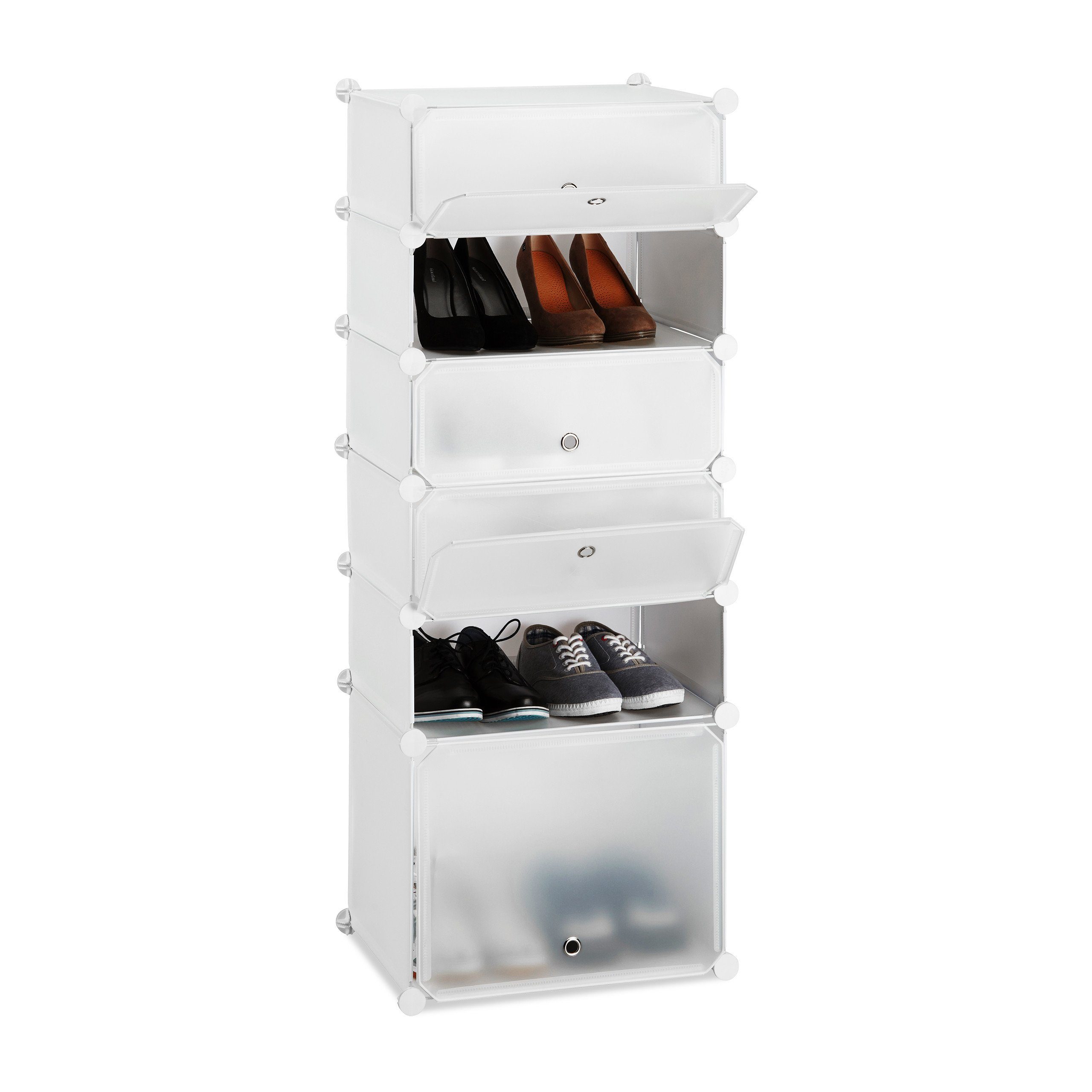 relaxdays Schuhregal »Schuhregal Kunststoff 6 Fächer« online kaufen OTTO