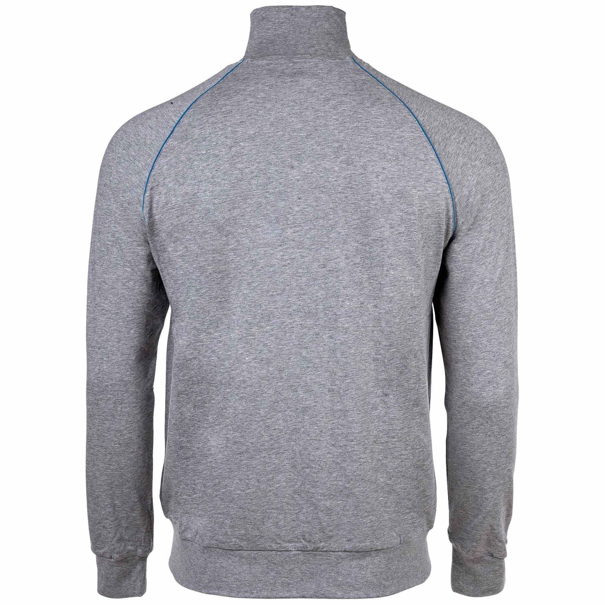 Grau - Herren BOSS Zip-Jacke Mix&Match, Loungewear Sweatshirt