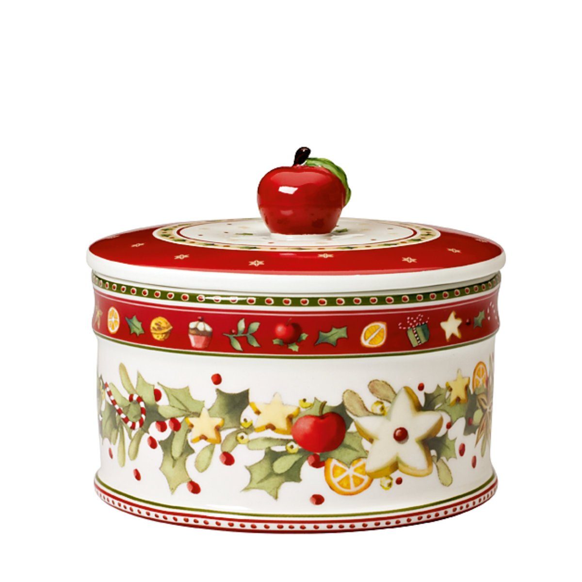 Villeroy & Boch Dose Winter Bakery Delight Weihnachtsgeschirr, 11x13 cm / 0,50 L