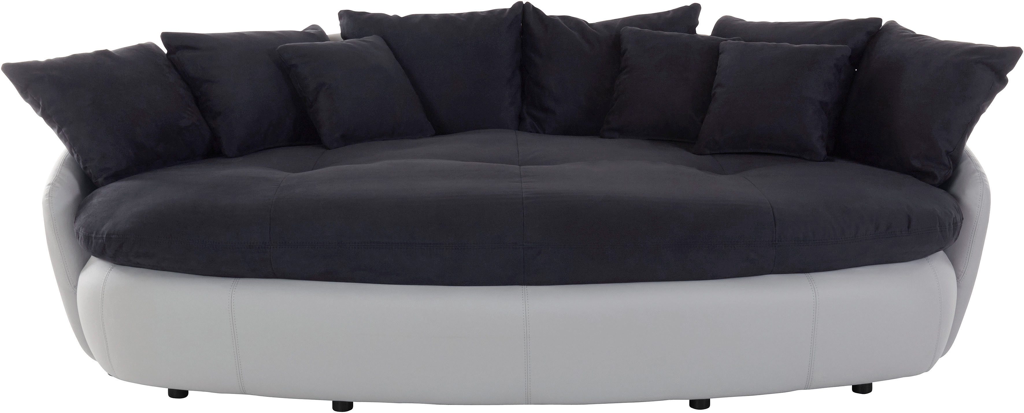 COTTA Big-Sofa Aruba, gemütliches Megasofa in XXL in organischer Form mit vielen Kissen