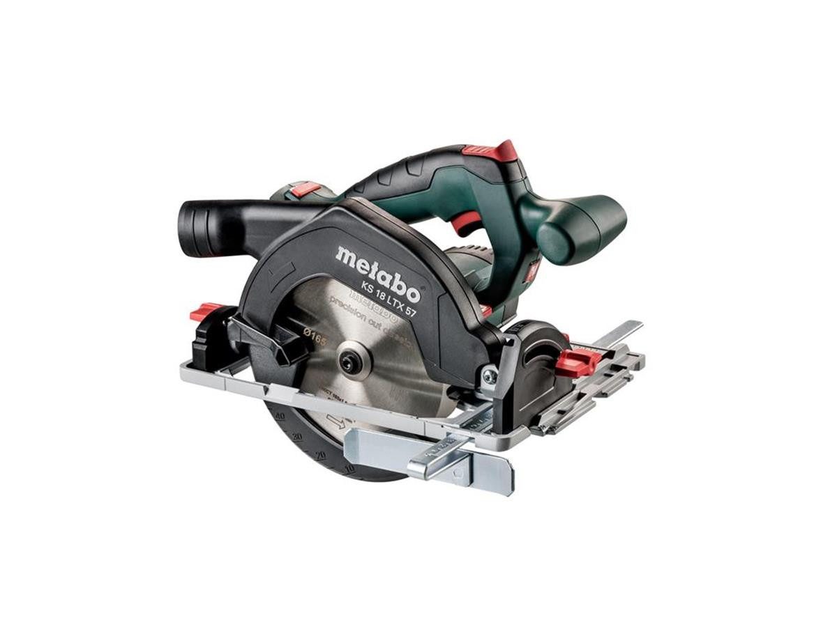 metabo Handkreissäge Akku KS 18 LTX 57, ohne Akku und Ladegerät in metaBOX