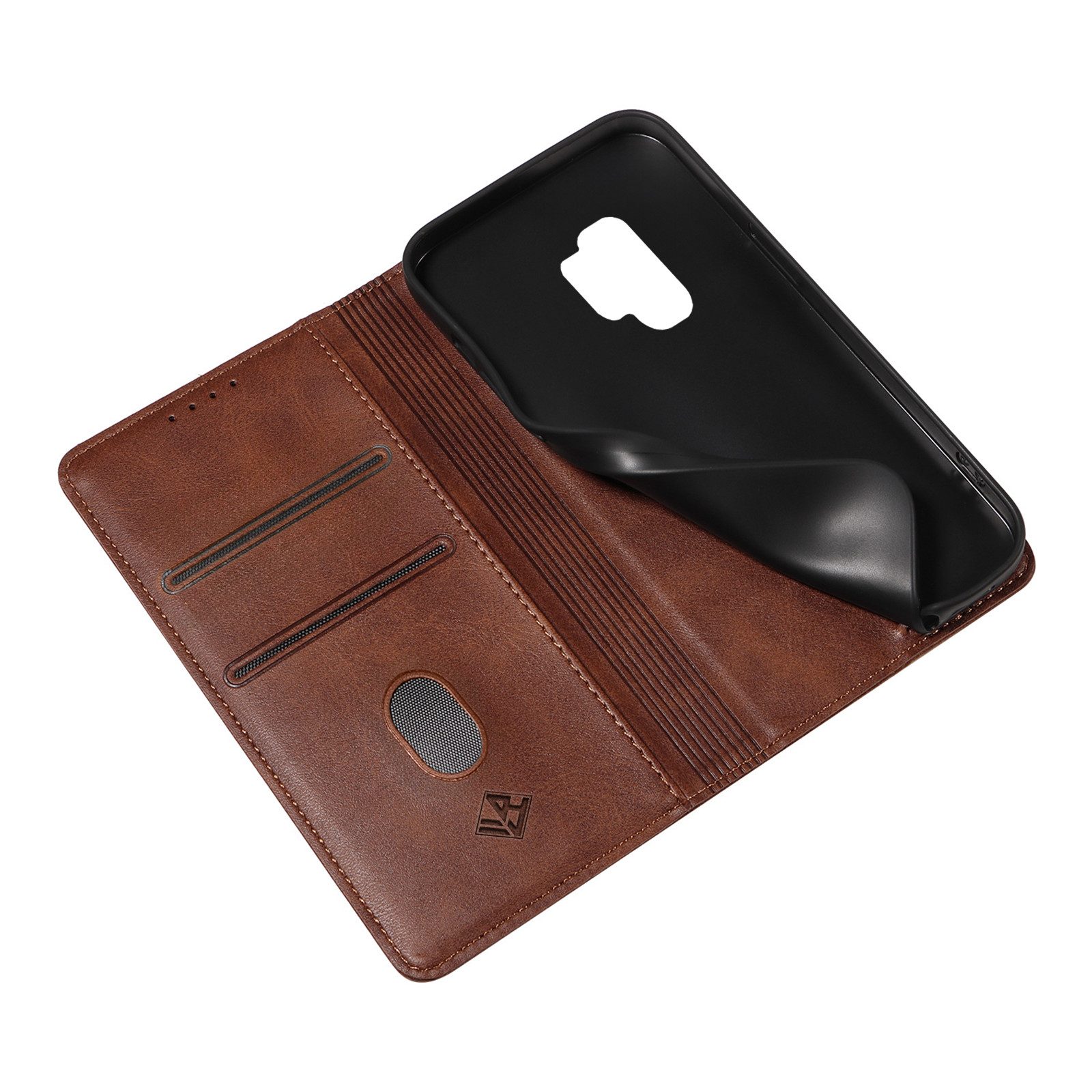Tec-Expert Handyhülle Tasche Hülle für Samsung Galaxy S9 5.8 Zoll, 5.8", Cover Klapphülle Case mit Kartenfach Fliphülle aufstellbar