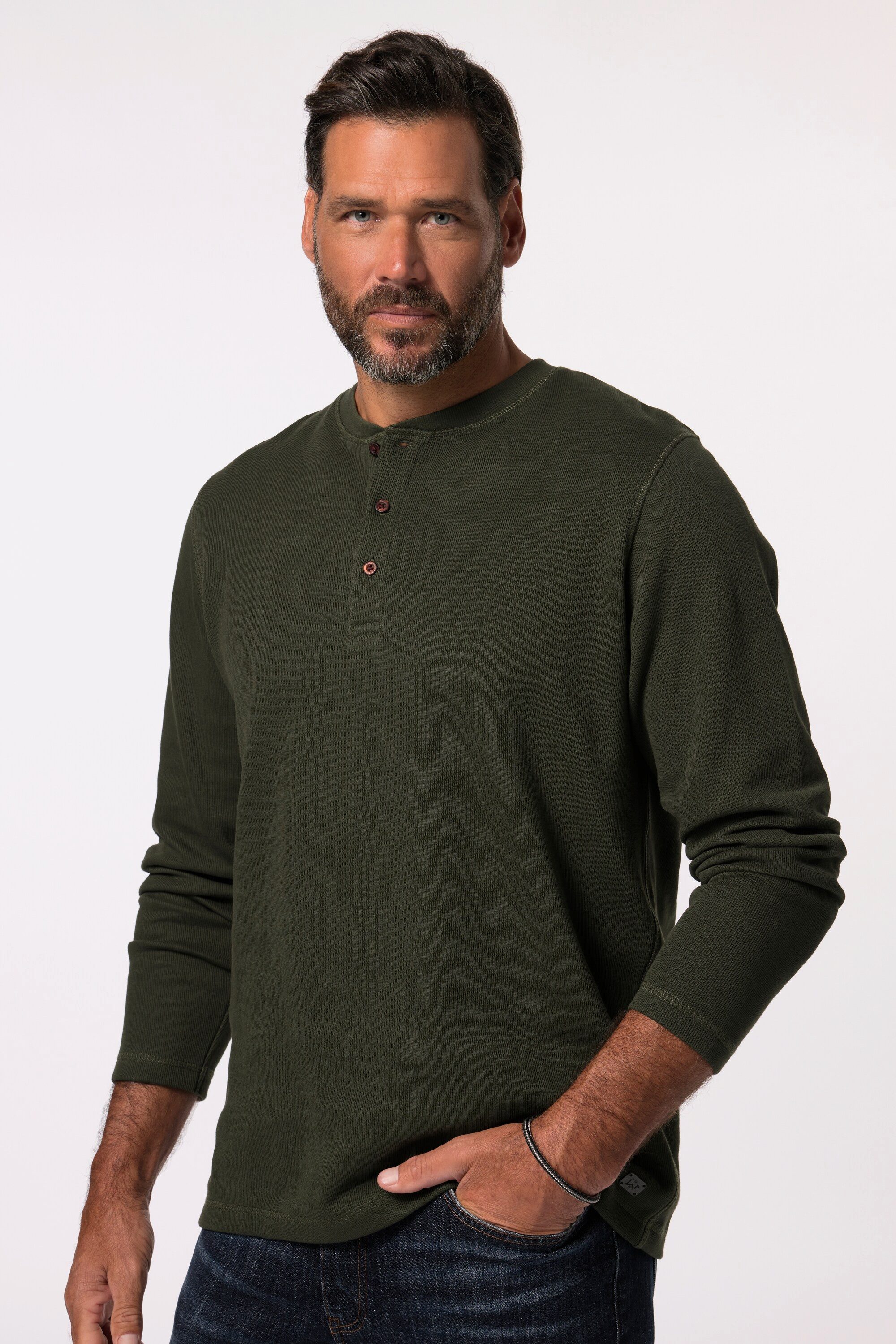JP1880 T-Shirt JP 1880 Henley Langarm günstig online kaufen